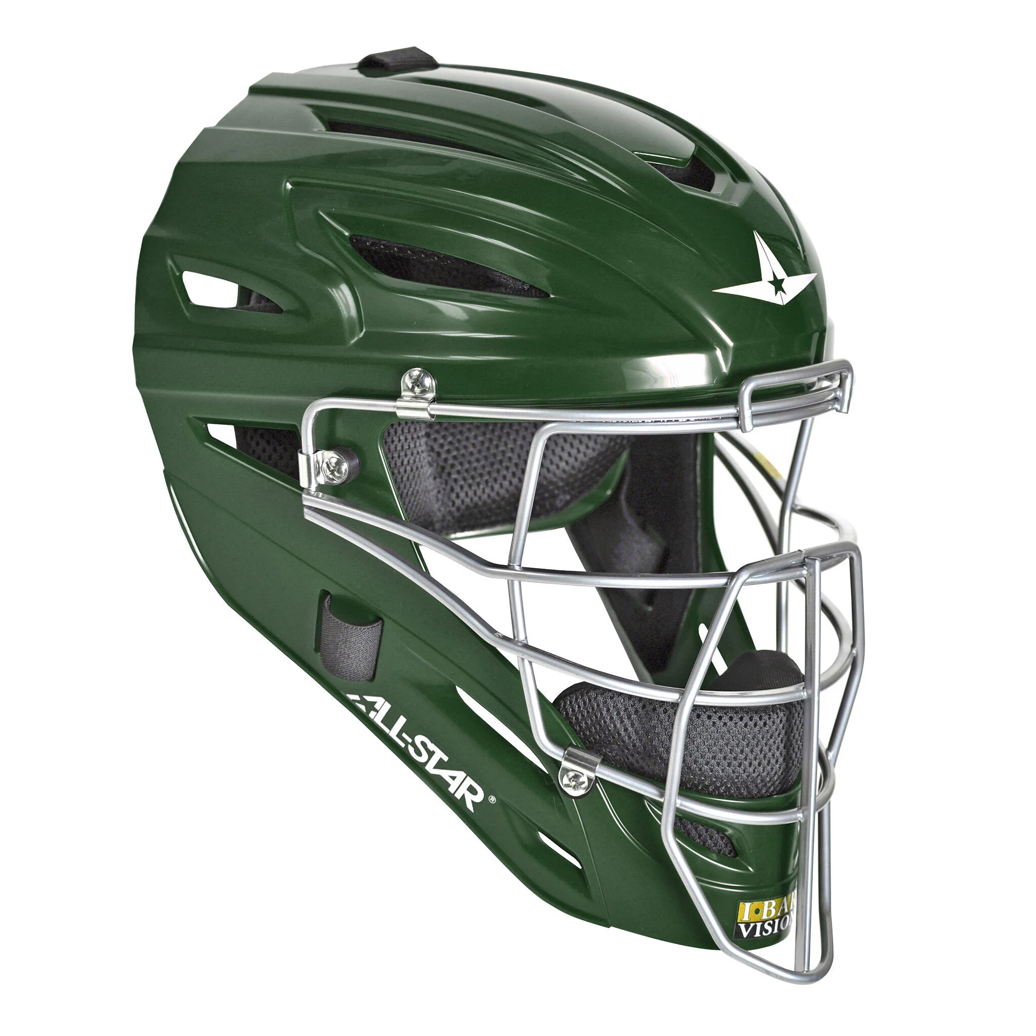 All Star System 7 Solid Catcher's Helmet - Image 3