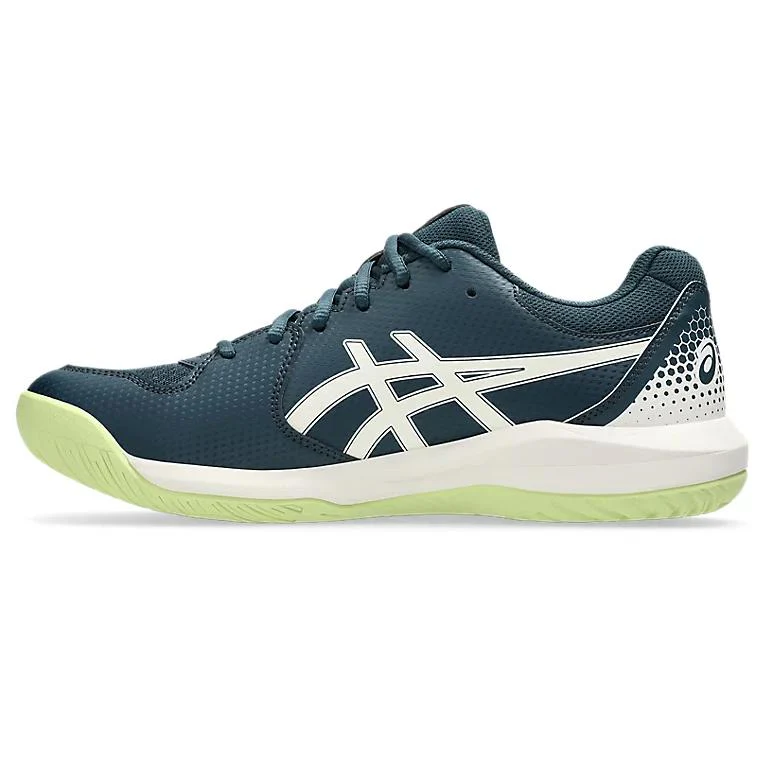 Asics Gel-Dedicate 8 Men's Pickleball Shoes - Tranquil Teal/Cream - Image 3
