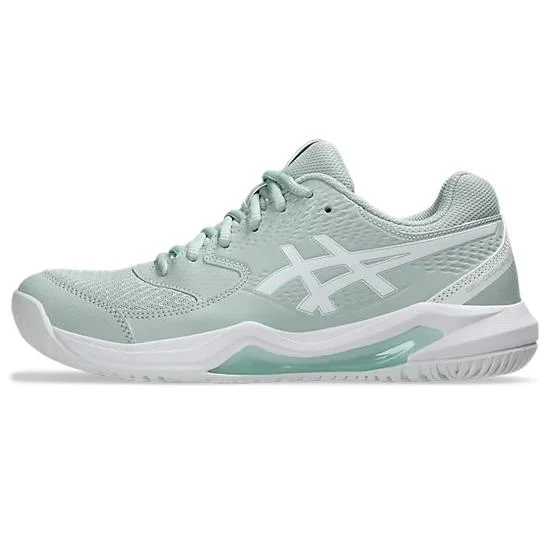 Asics Gel-Dedicate 8 Women's Tennis Shoes - Lichen Rock/White - Image 3