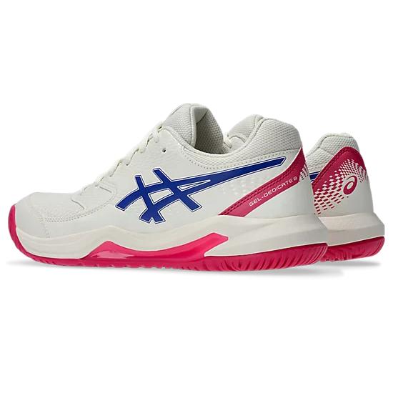 Asics Gel-Dedicate 8 Women's Tennis Shoes - Cream/Dark Cobalt - Image 4