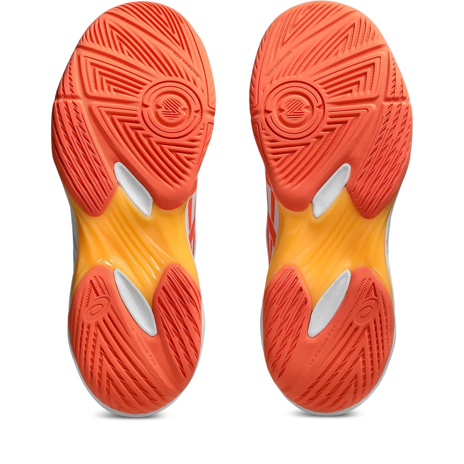 Asics Gel-Rocket 12 Women's Court Shoes - White/Vivid Coral - Image 6