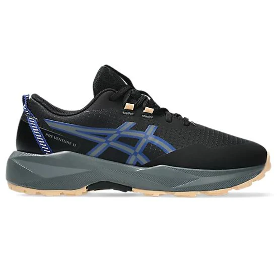 Asics Pre Venture 11 GS Youth Trail Running Shoes - Black/Asics Blue