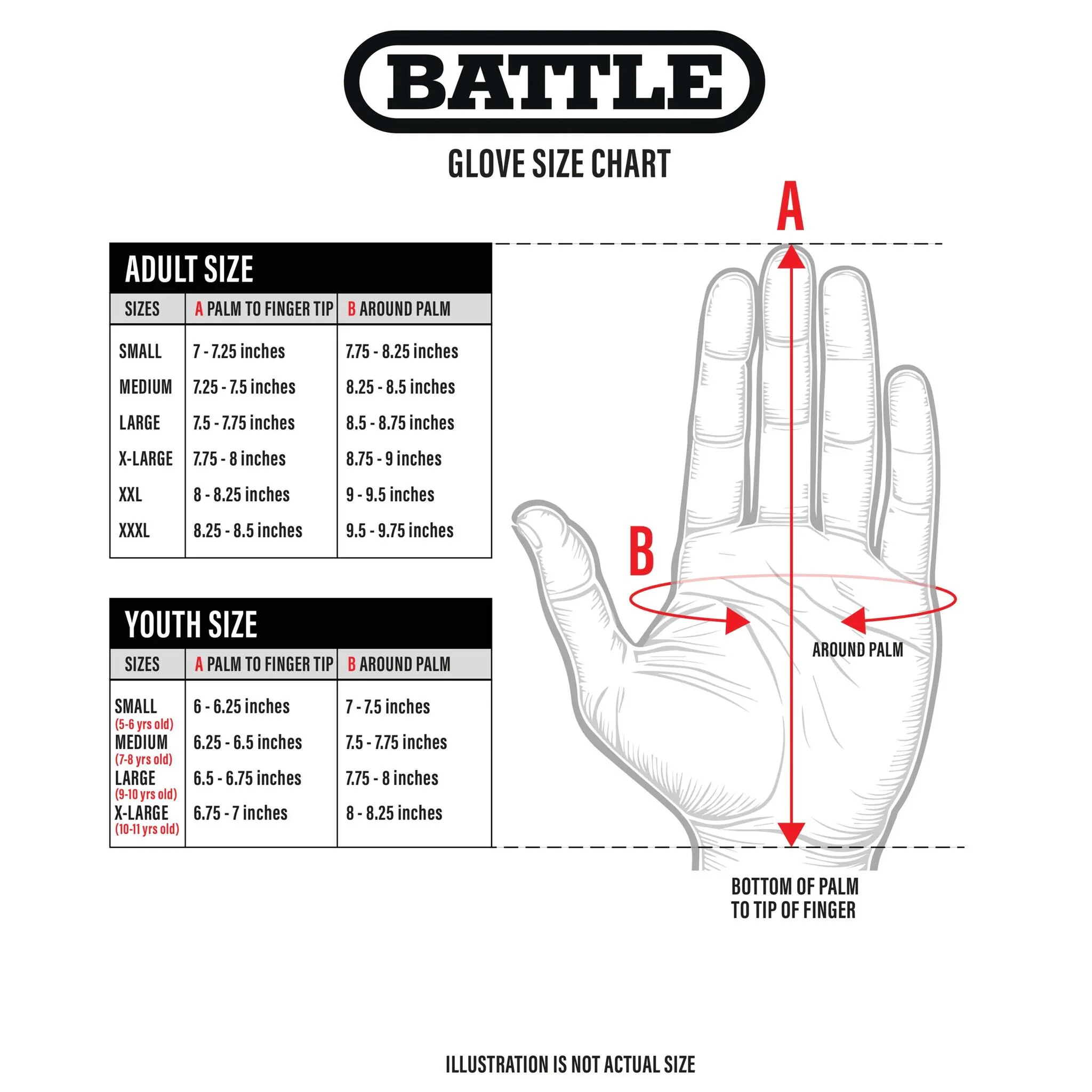 Battle Sports Double Threat Adult Receiver Football Gloves - Navy - Image 2