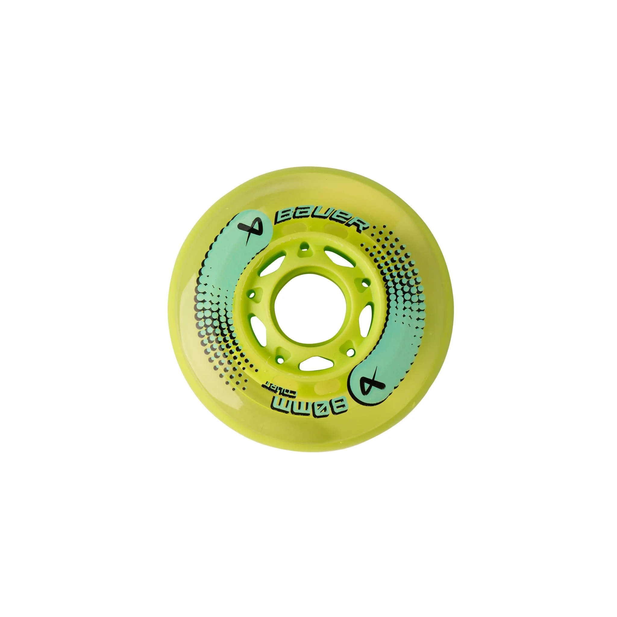 Bauer 72MM/76A Court Wheels - 4-Pack