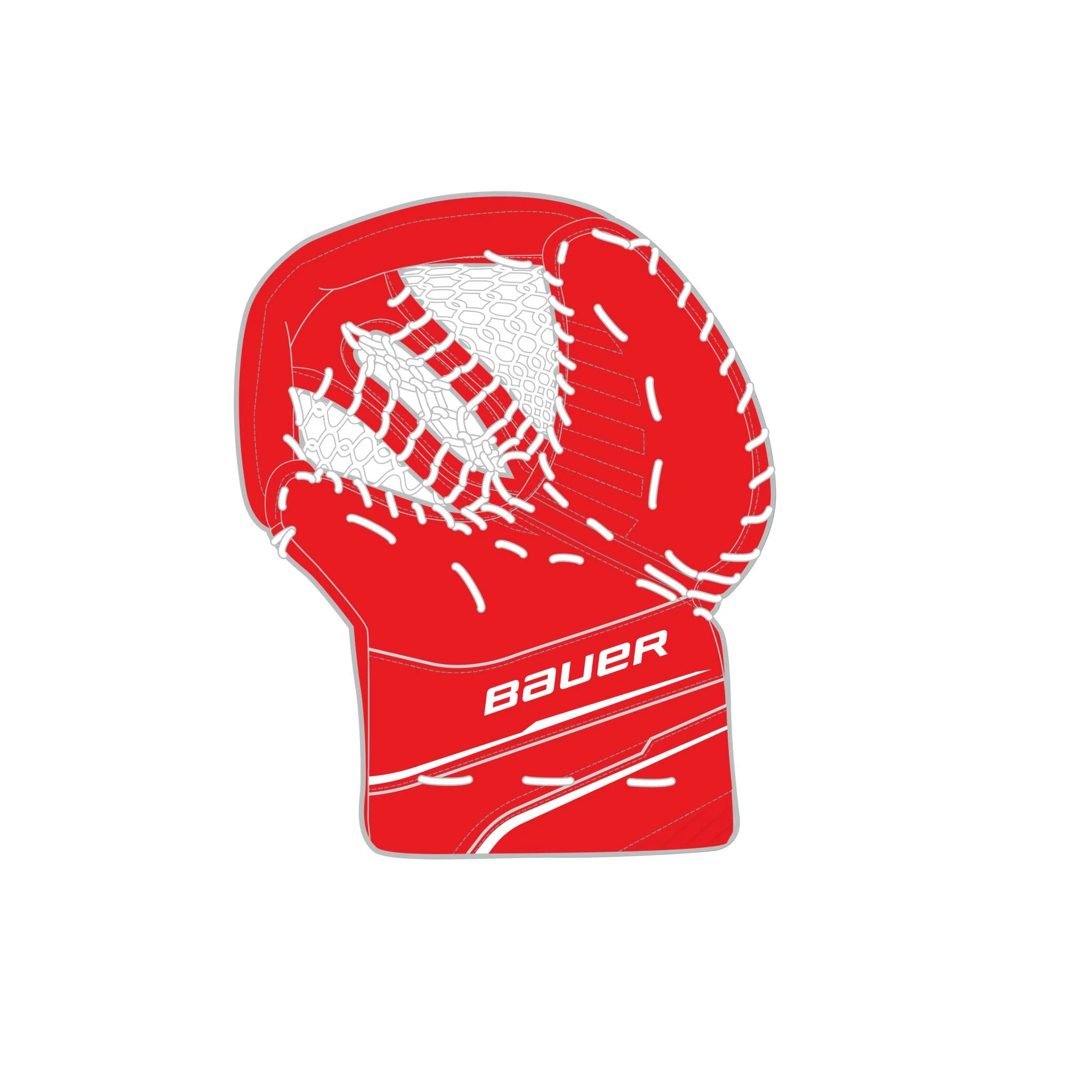 Bauer GSX Senior Goalie Catch Glove (2024) - Image 3