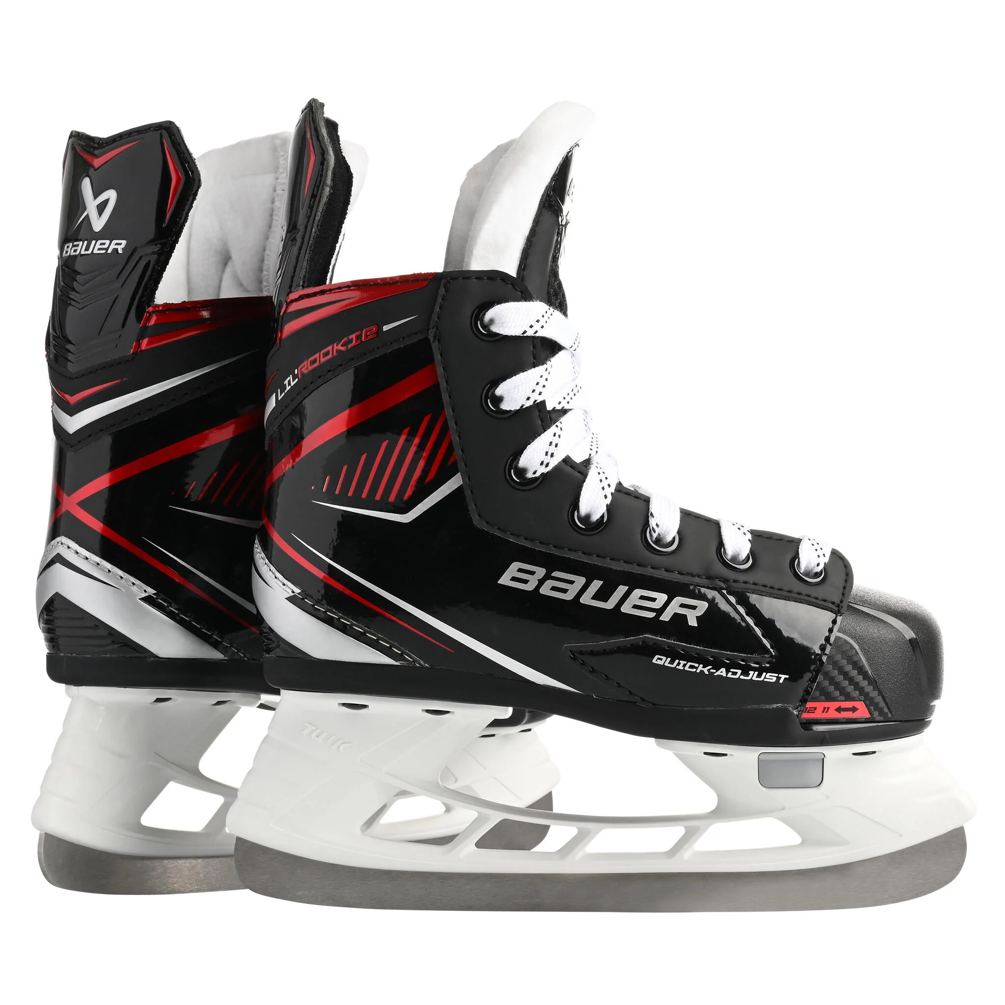 Bauer Lil' Rookie Adjustable Junior Hockey Skates (2022) - Image 2