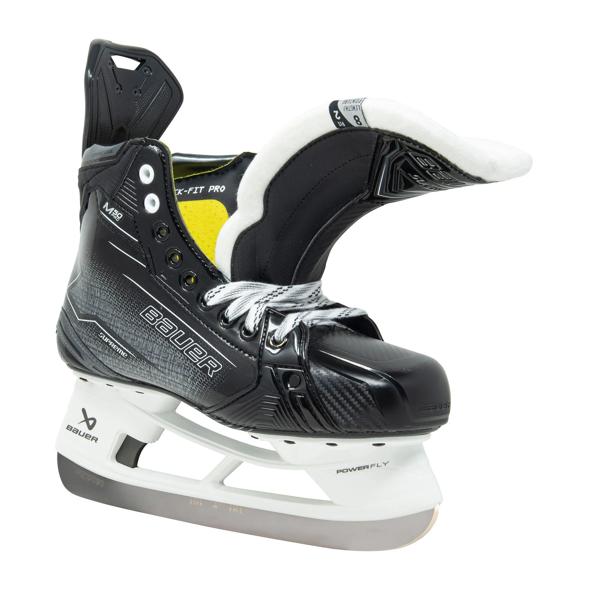 Bauer Supreme M50 Pro Intermediate Hockey Skates (2024) With Fly-TI Steel - Image 9