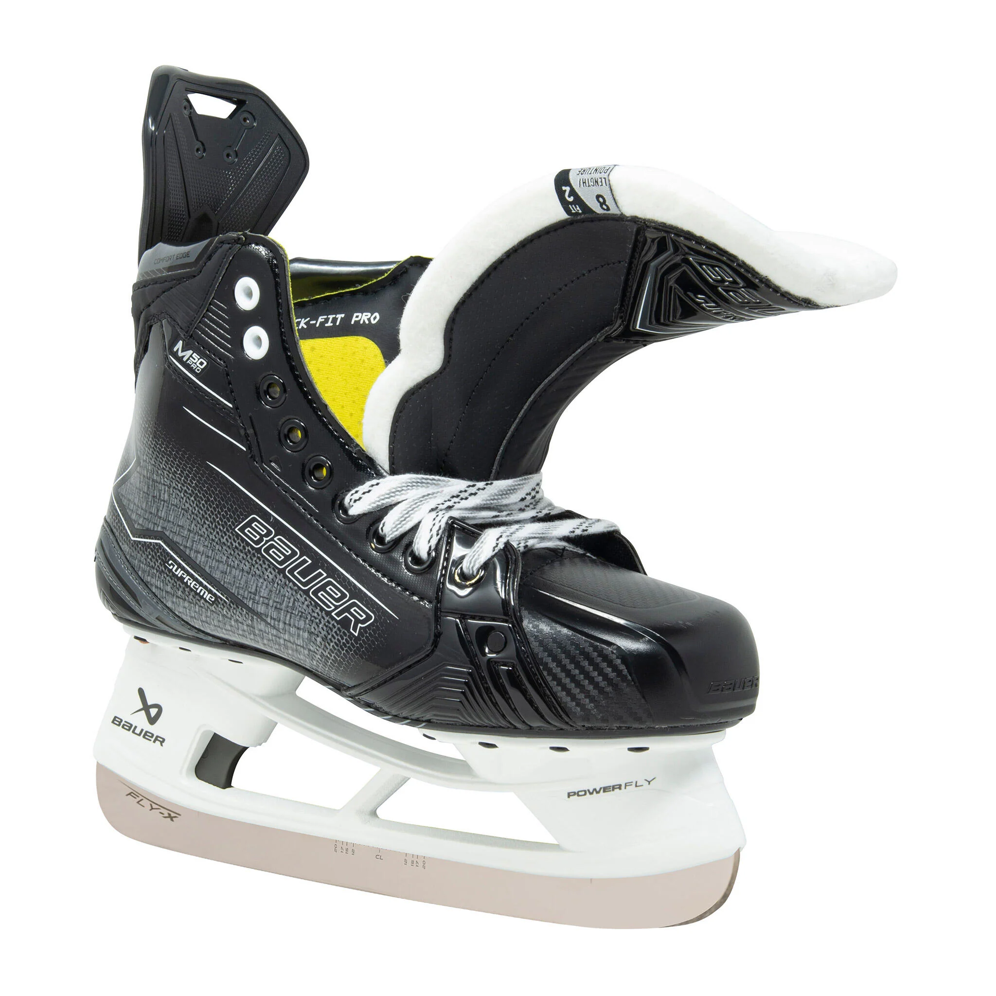 Bauer Supreme M50 Pro Intermediate Hockey Skates (2024) With Fly-X Steel - Image 9