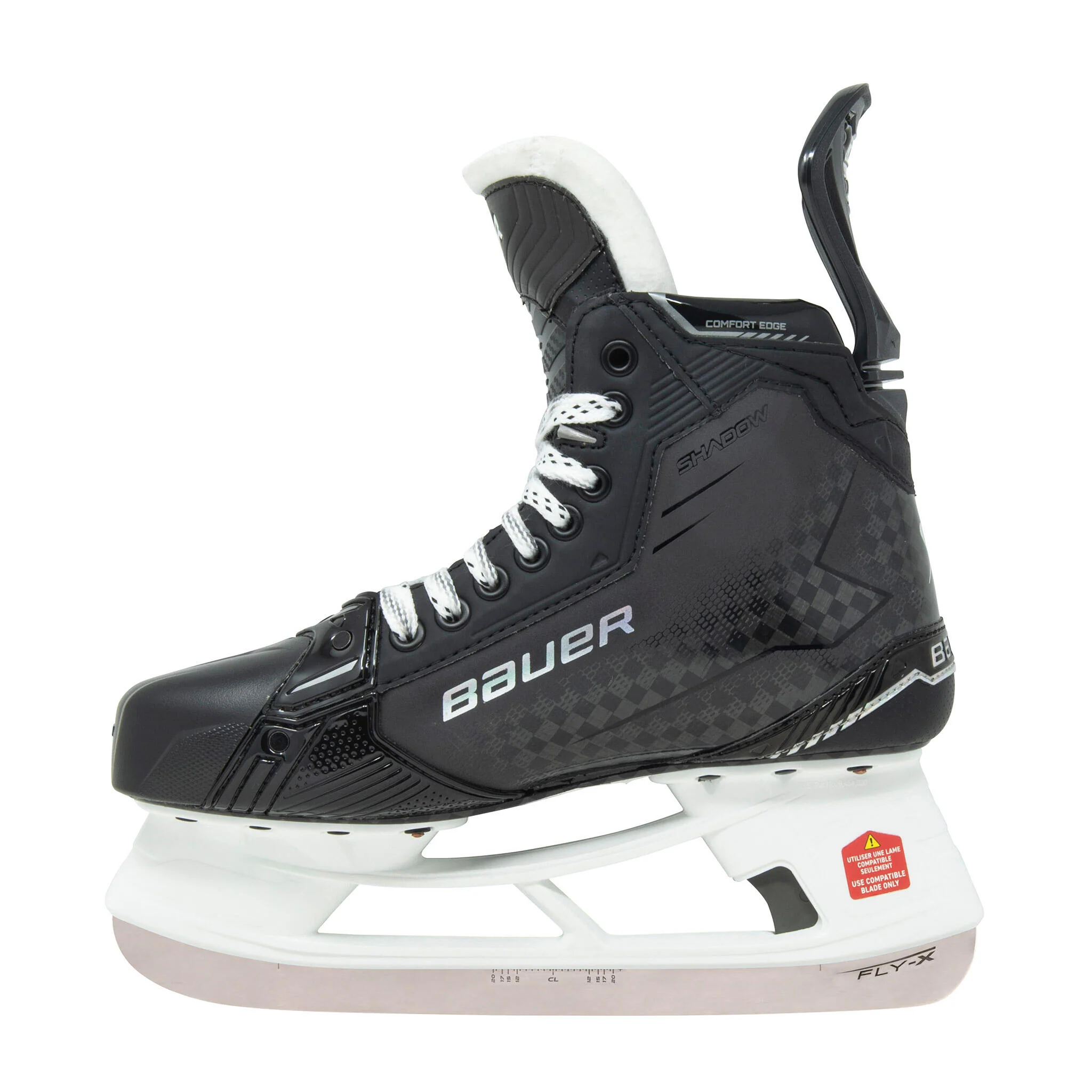 Bauer Supreme Shadow Intermediate Hockey Skates (2024) With Fly-X Steel - Image 3