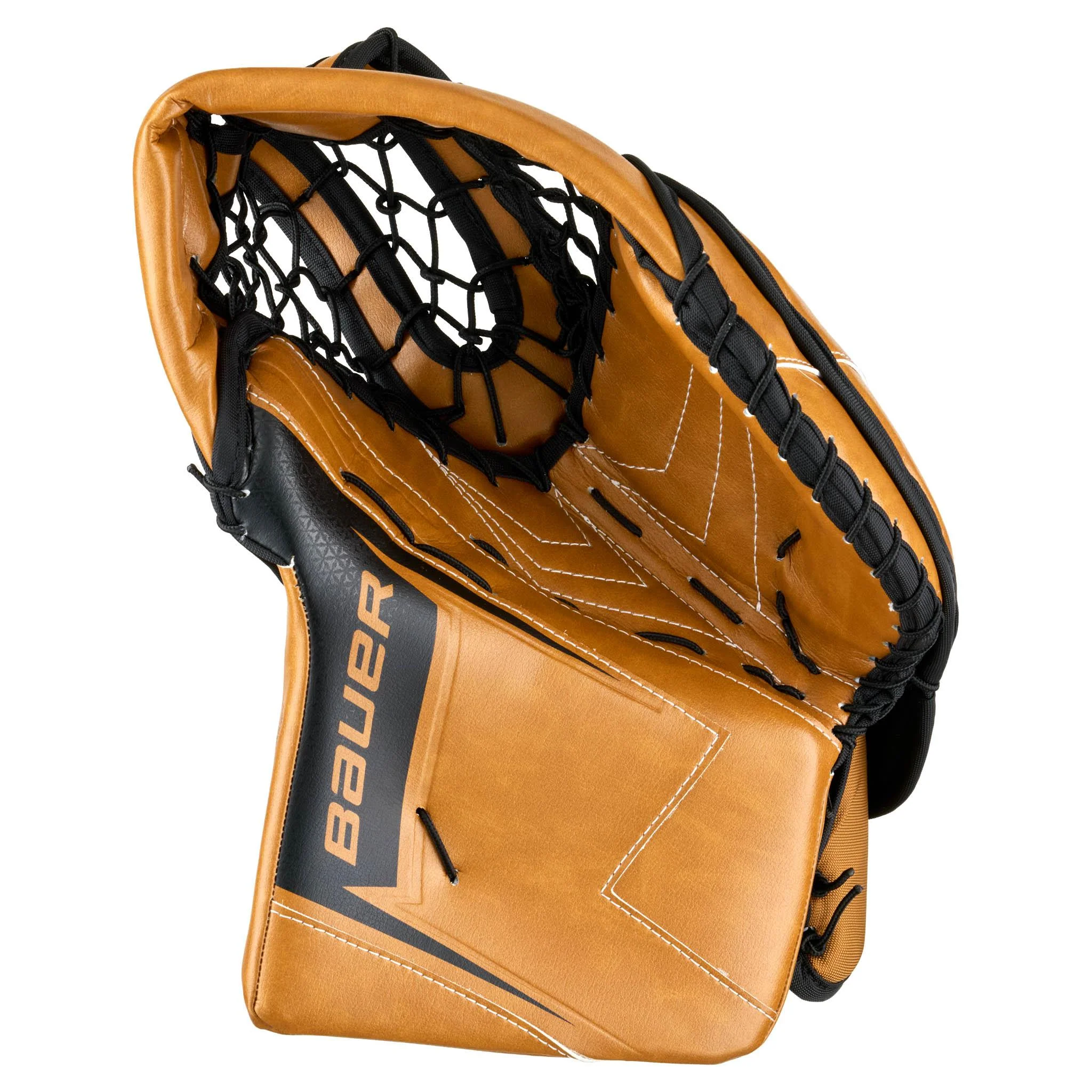 Bauer SV-Pro Intermediate Goalie Catch Glove (2025) - Tan - Image 2