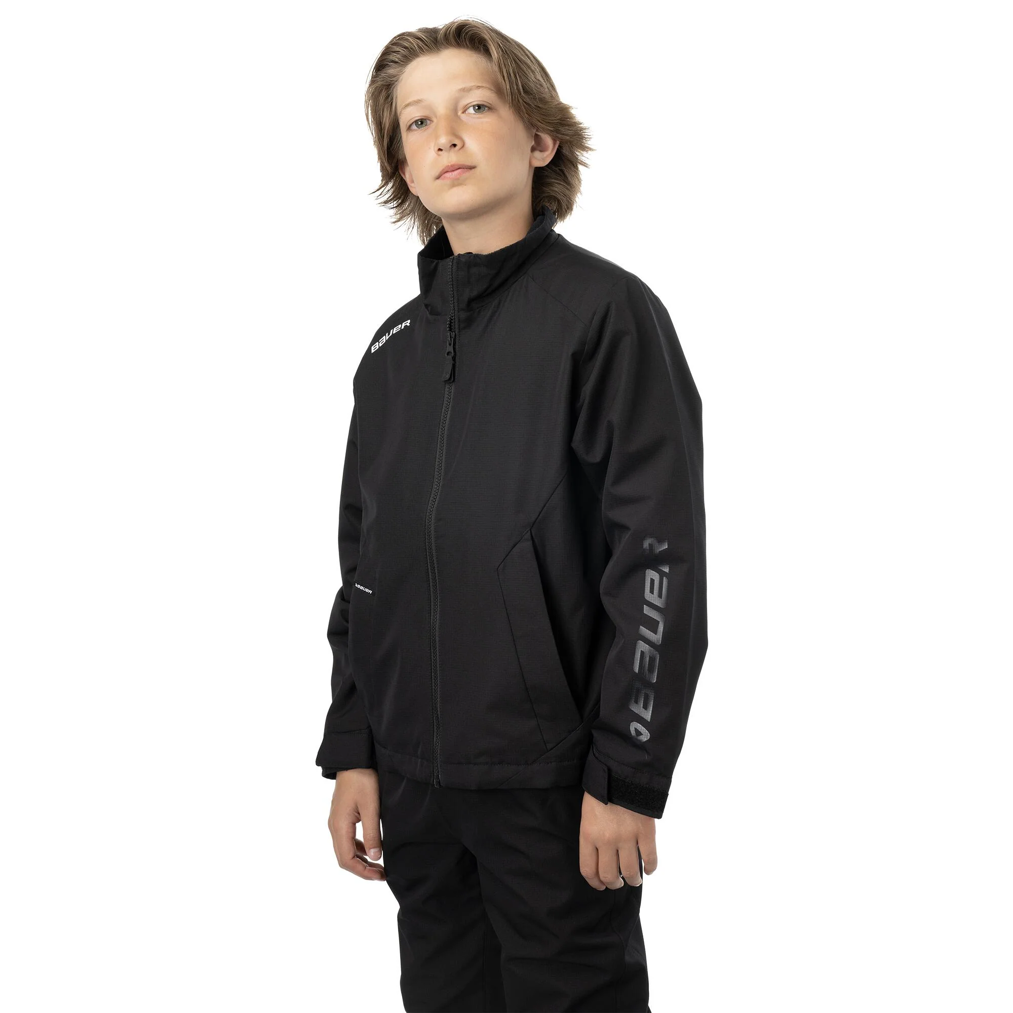 Bauer Team Lightweight Youth Jacket - Black - Image 2