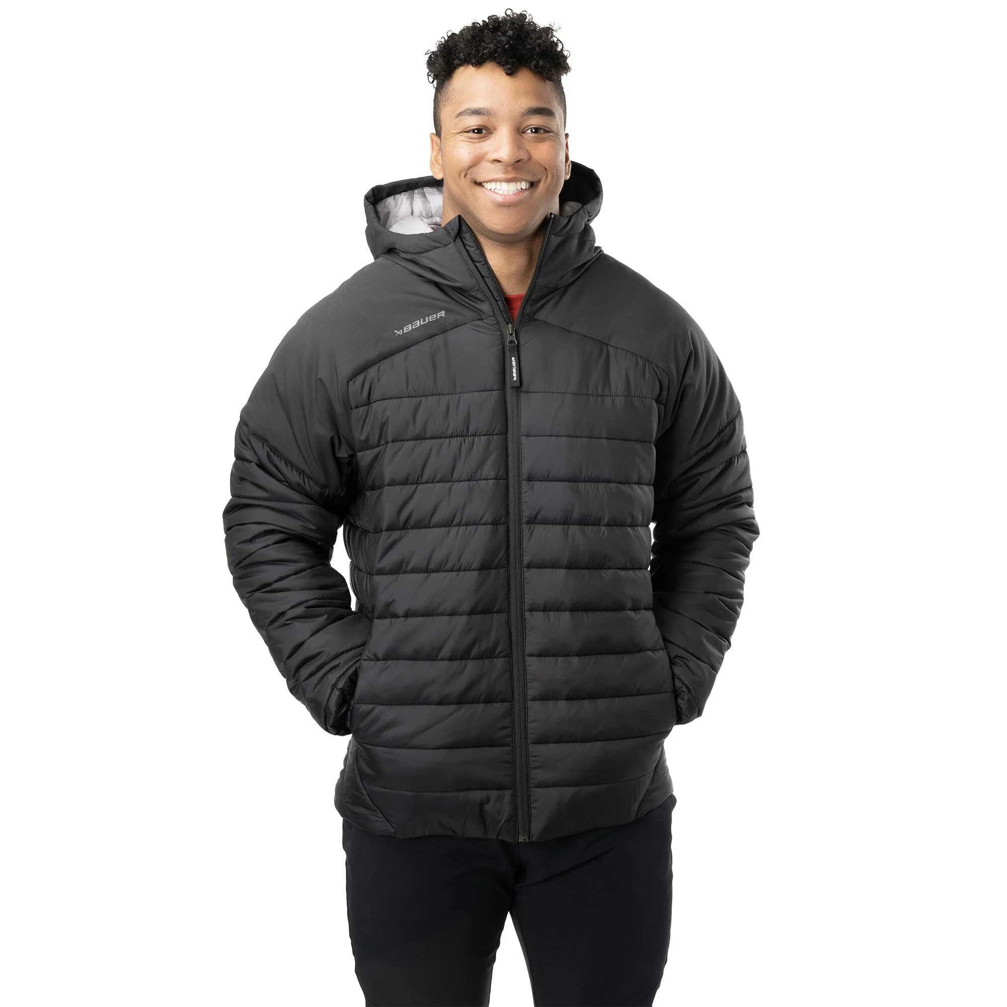 Bauer Team Senior Puffer Jacket - Black