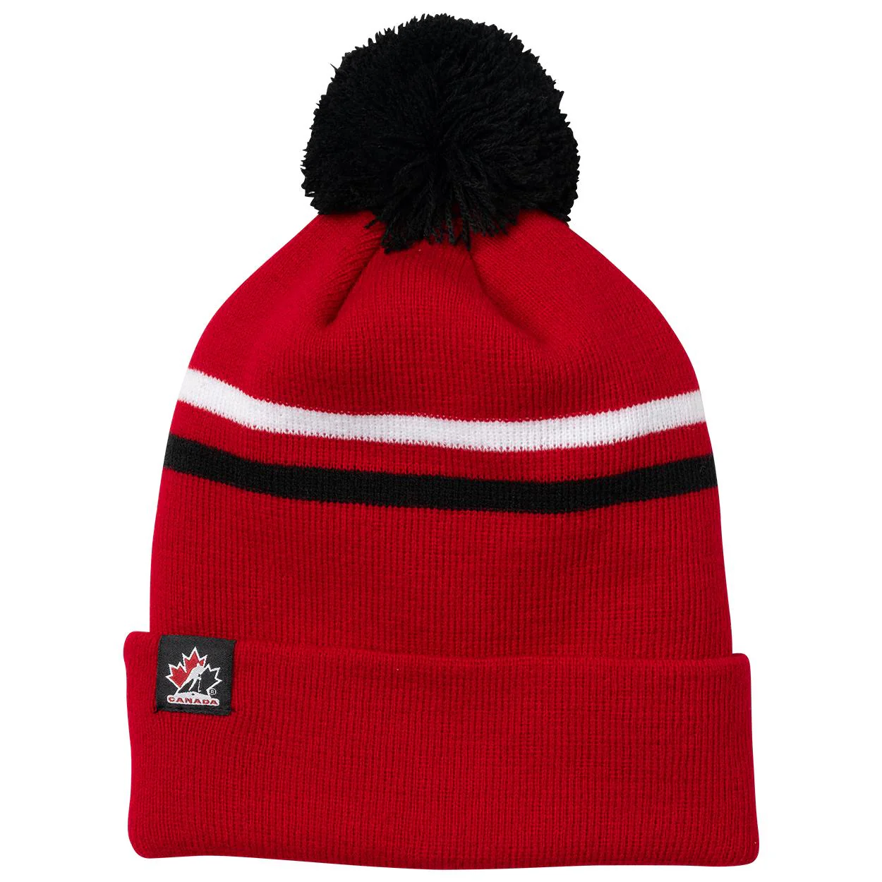 Bauer x Hockey Canada Striped Pom Hat - Image 2