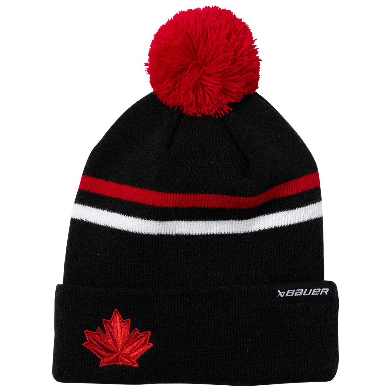 Bauer x Hockey Canada Striped Pom Hat - Image 3