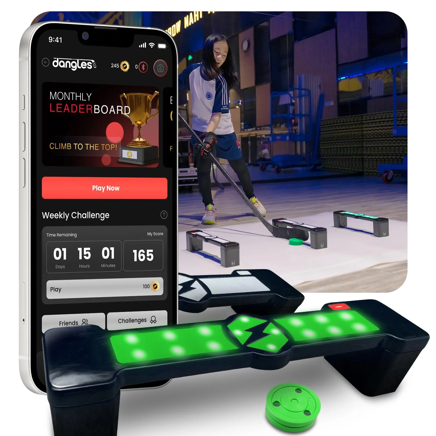 Bolt Sports Co. Dangles Electronic Stick Handling Trainer - Image 2