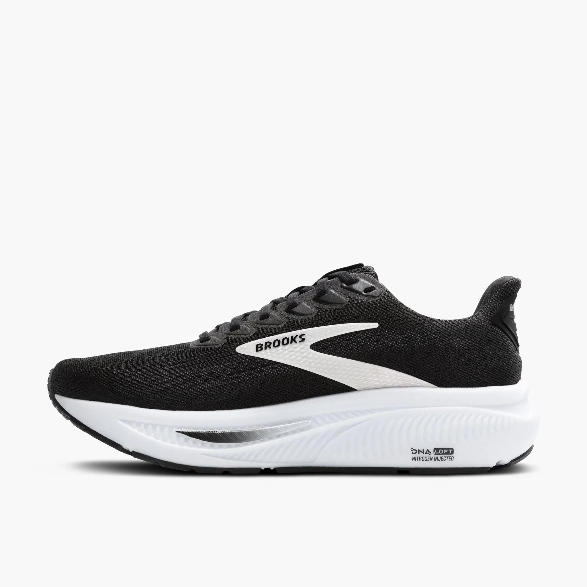 Brooks Ghost 17 Men's Running Shoes - Black/Grey/White - Image 3