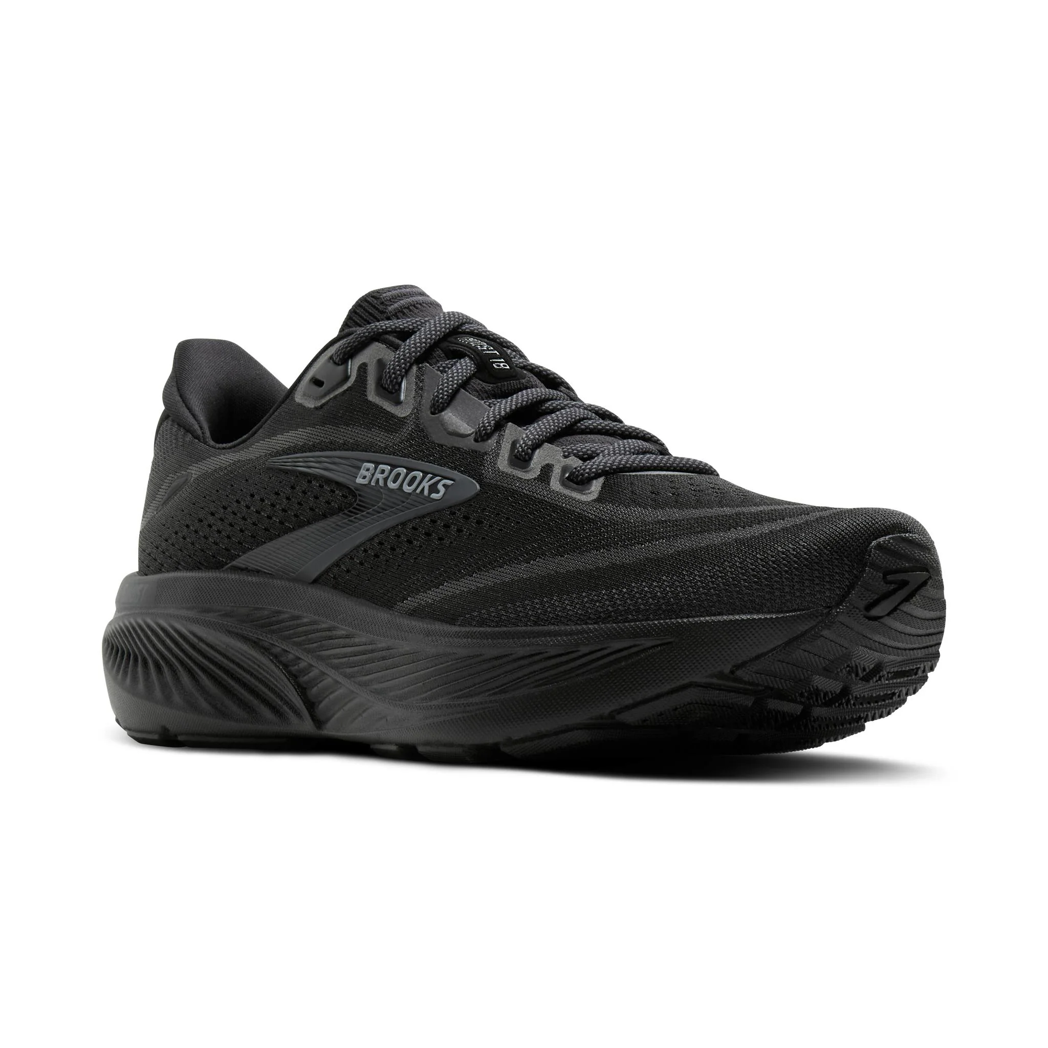 Brooks Ghost 18 Men's Running Shoes - Black/Black/Ebony - Image 2