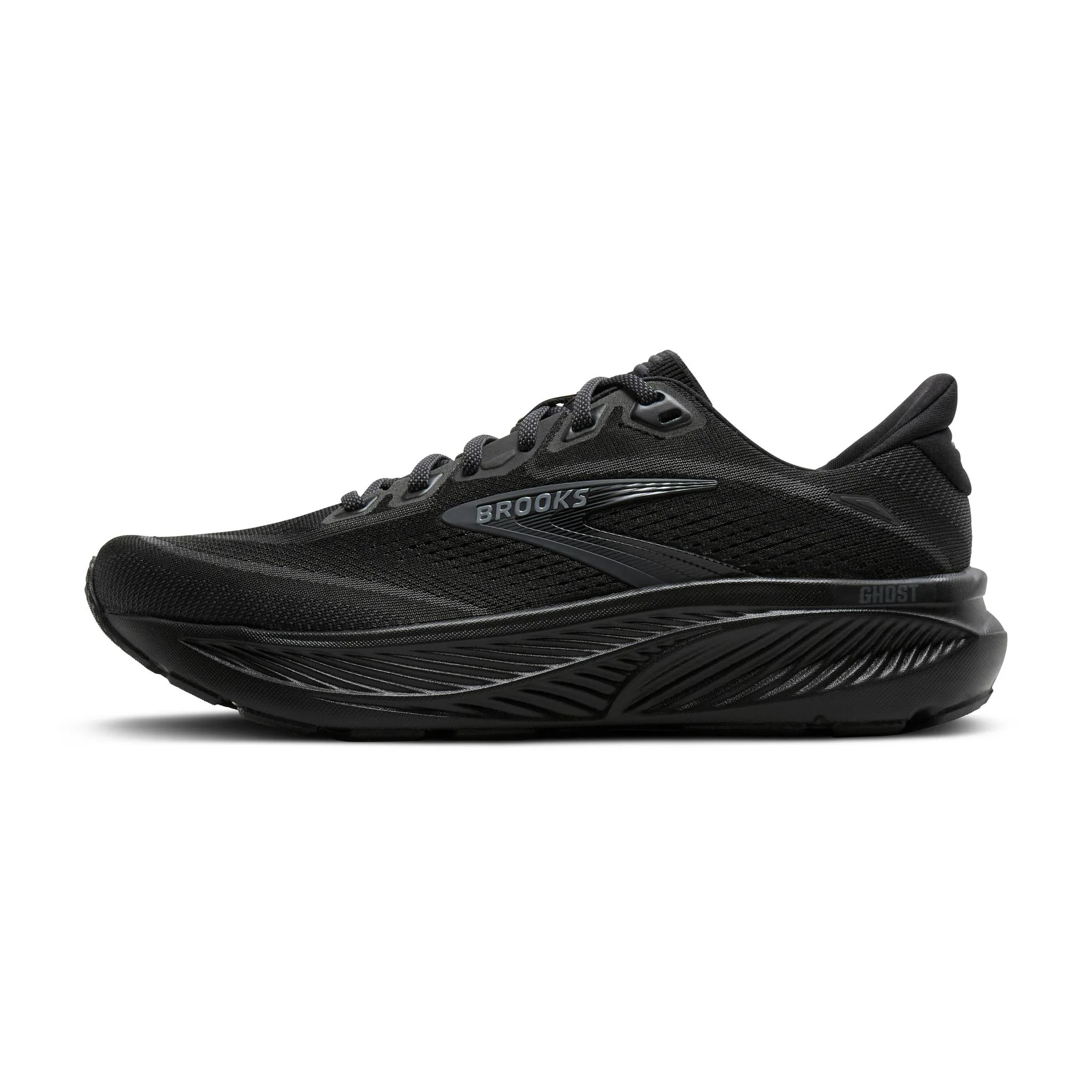 Brooks Ghost 18 Men's Running Shoes - Black/Black/Ebony - Image 4