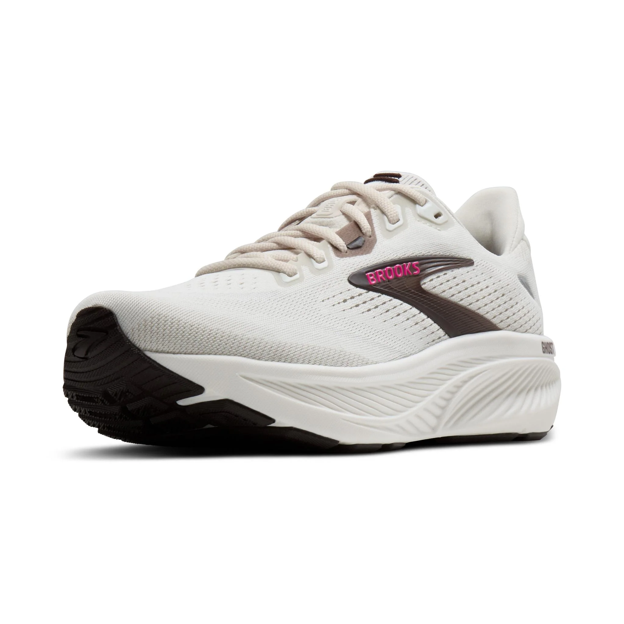 Brooks Ghost 18 Women's Running Shoes - Coconut/Coffee - Image 3