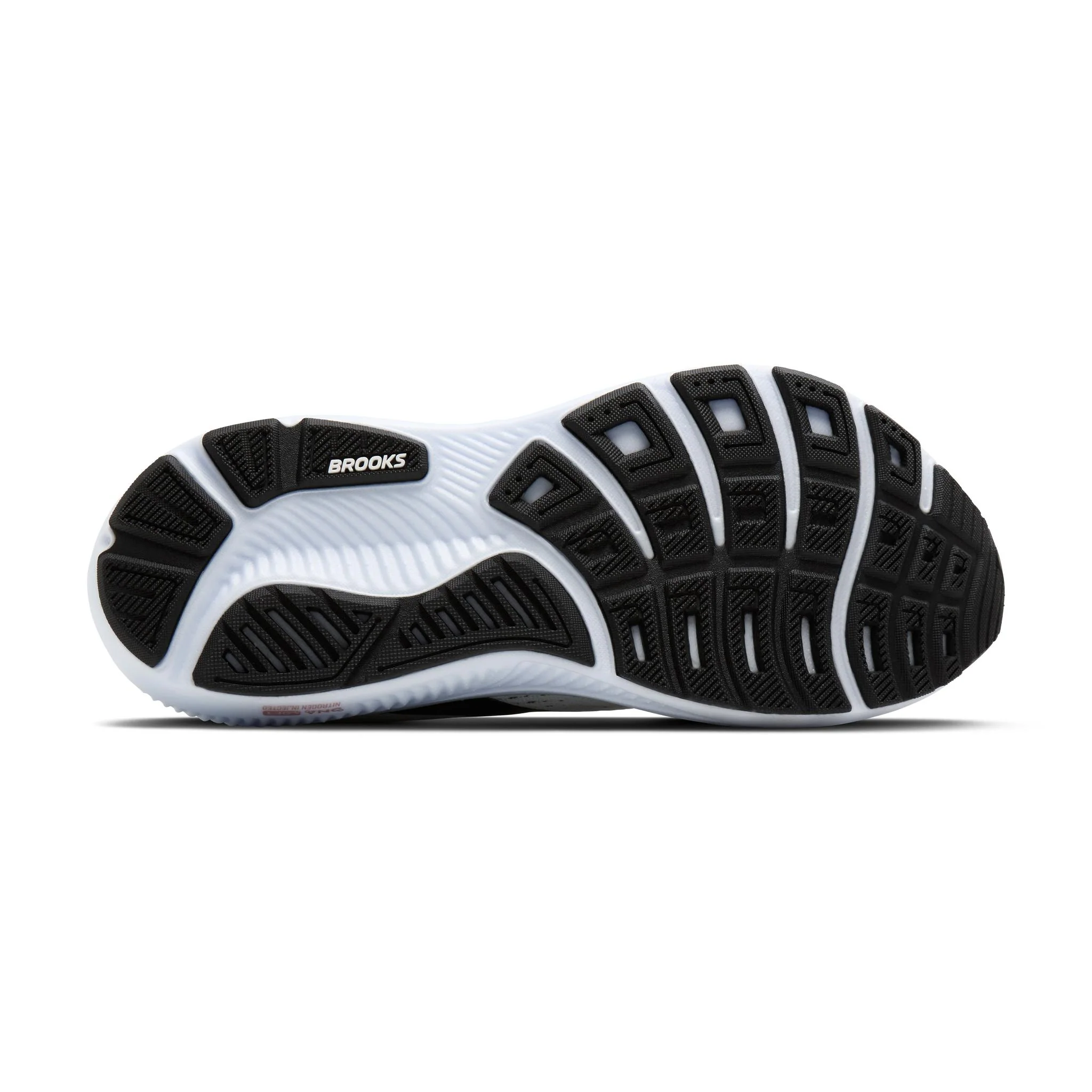 Brooks Ghost 18 Women's Running Shoes - White/Black/Rose Gold - Image 7
