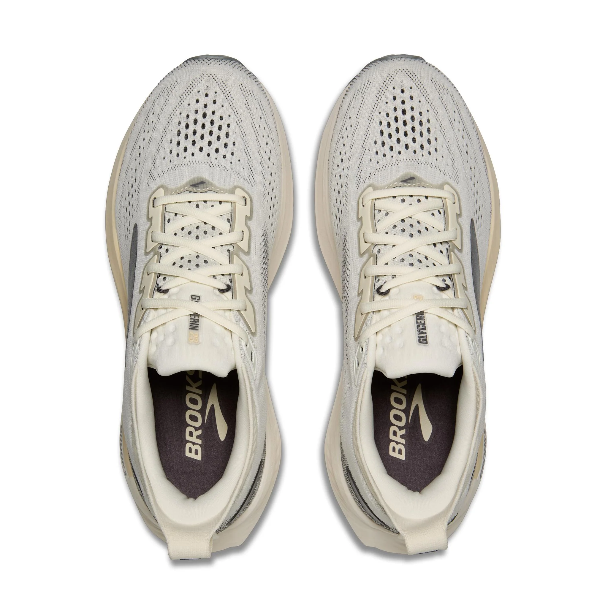 Brooks Glycerin 23 Men's Running Shoes - Coconut/Sand/Grey - Image 6