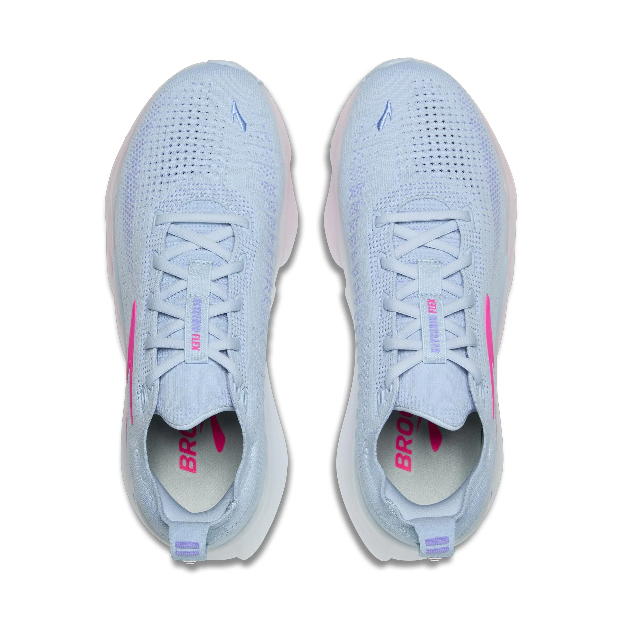 Brooks Glycerin Flex Women's Running Shoes - Skyway/Cyber Pink - Image 7