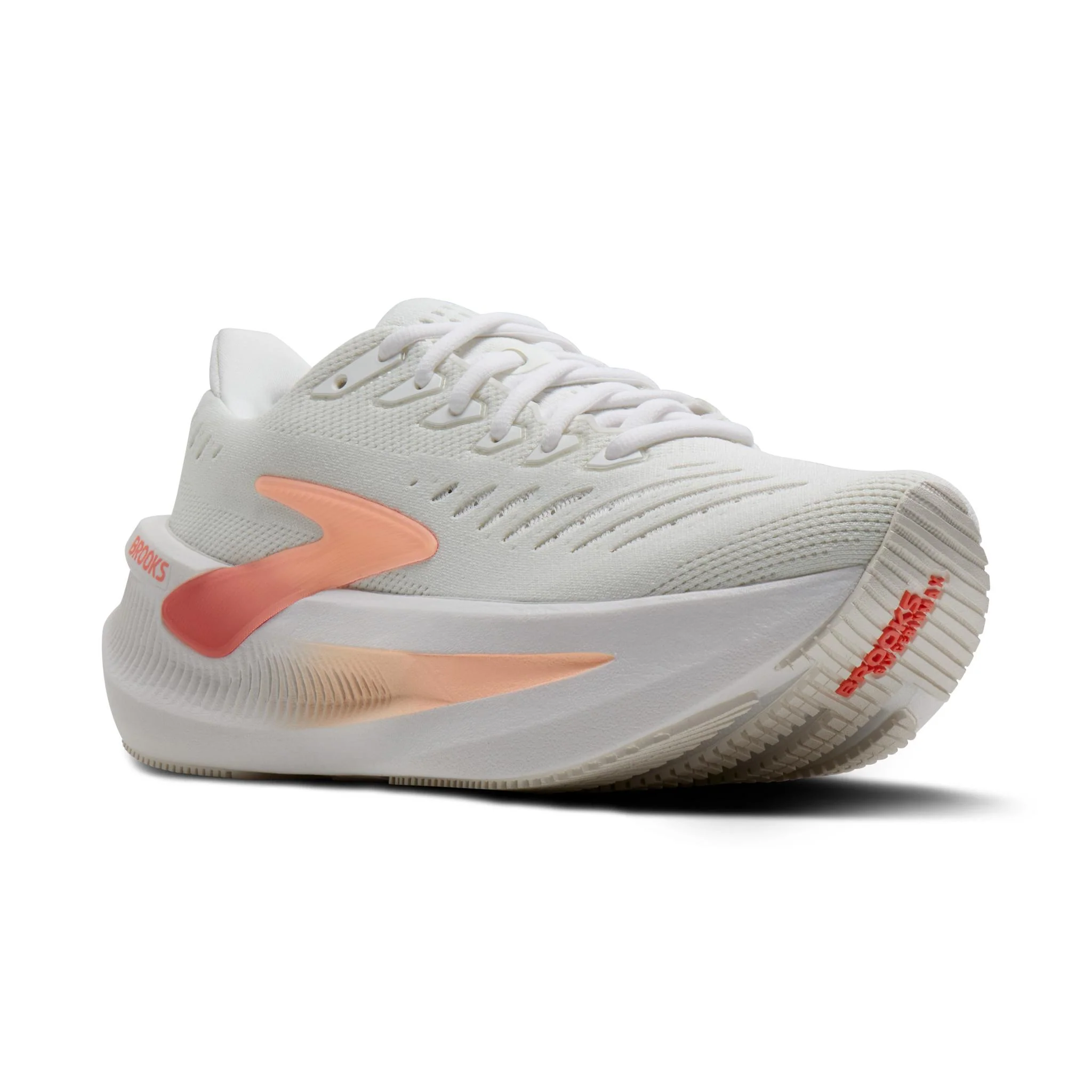 Brooks Glycerin Max 2 Women's Running Shoes - White/Coral/Peach - Image 2