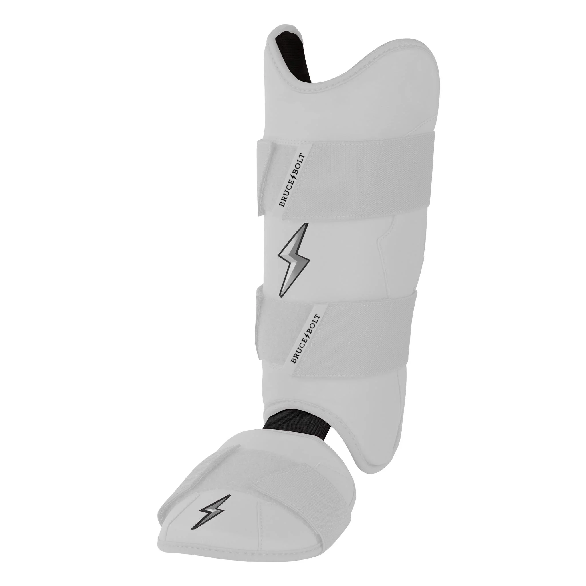 Bruce Bolt Chrome Series Youth Baseball Leg Guard - Image 2