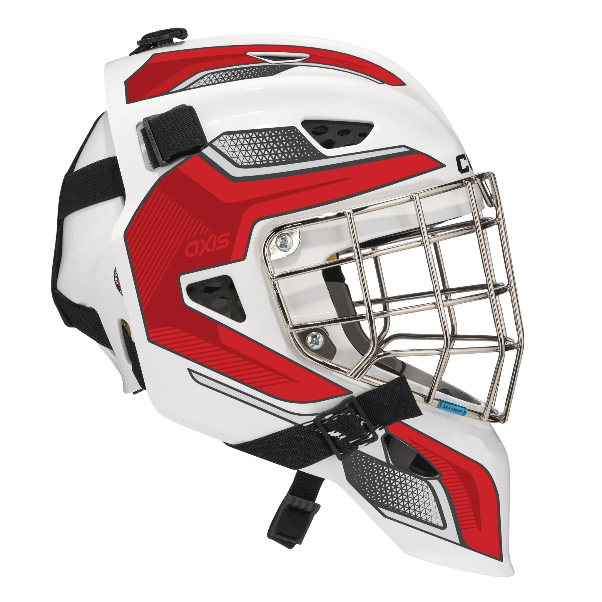CCM Axis F5 Junior Decal Goalie Mask (2024) - Image 4