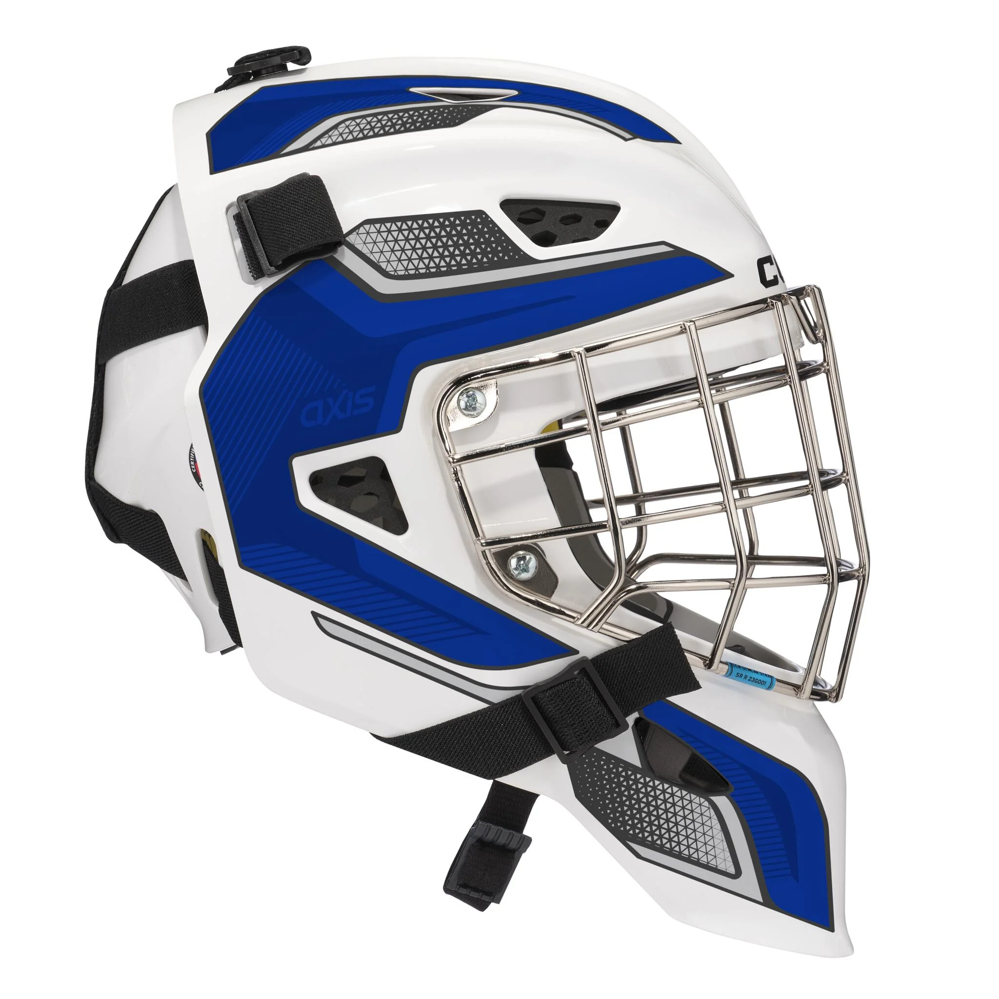 CCM Axis F5 Junior Decal Goalie Mask (2024) - Image 6