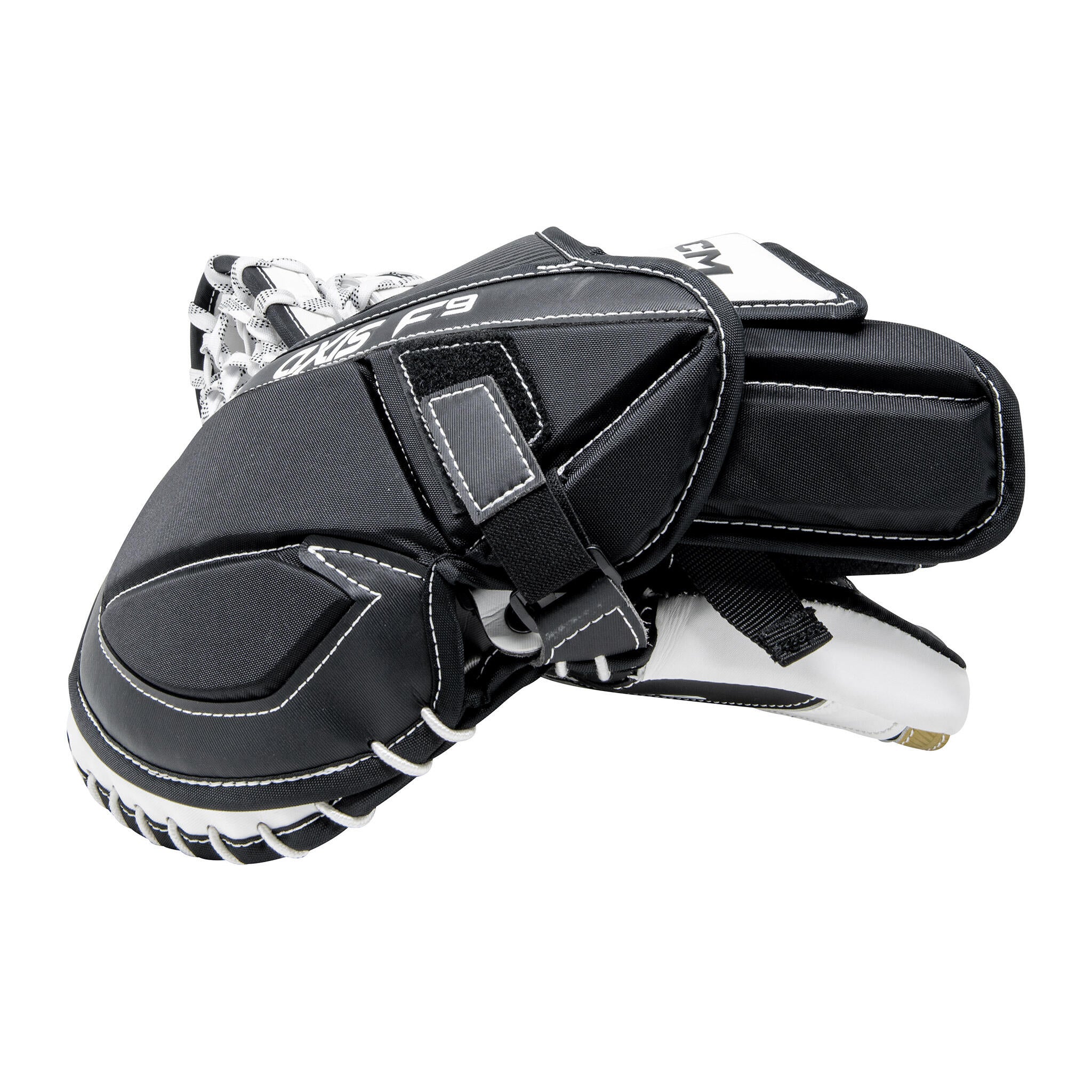 CCM Axis F9 Intermediate Goalie Catch Glove - Source Exclusive (2024) - Image 3