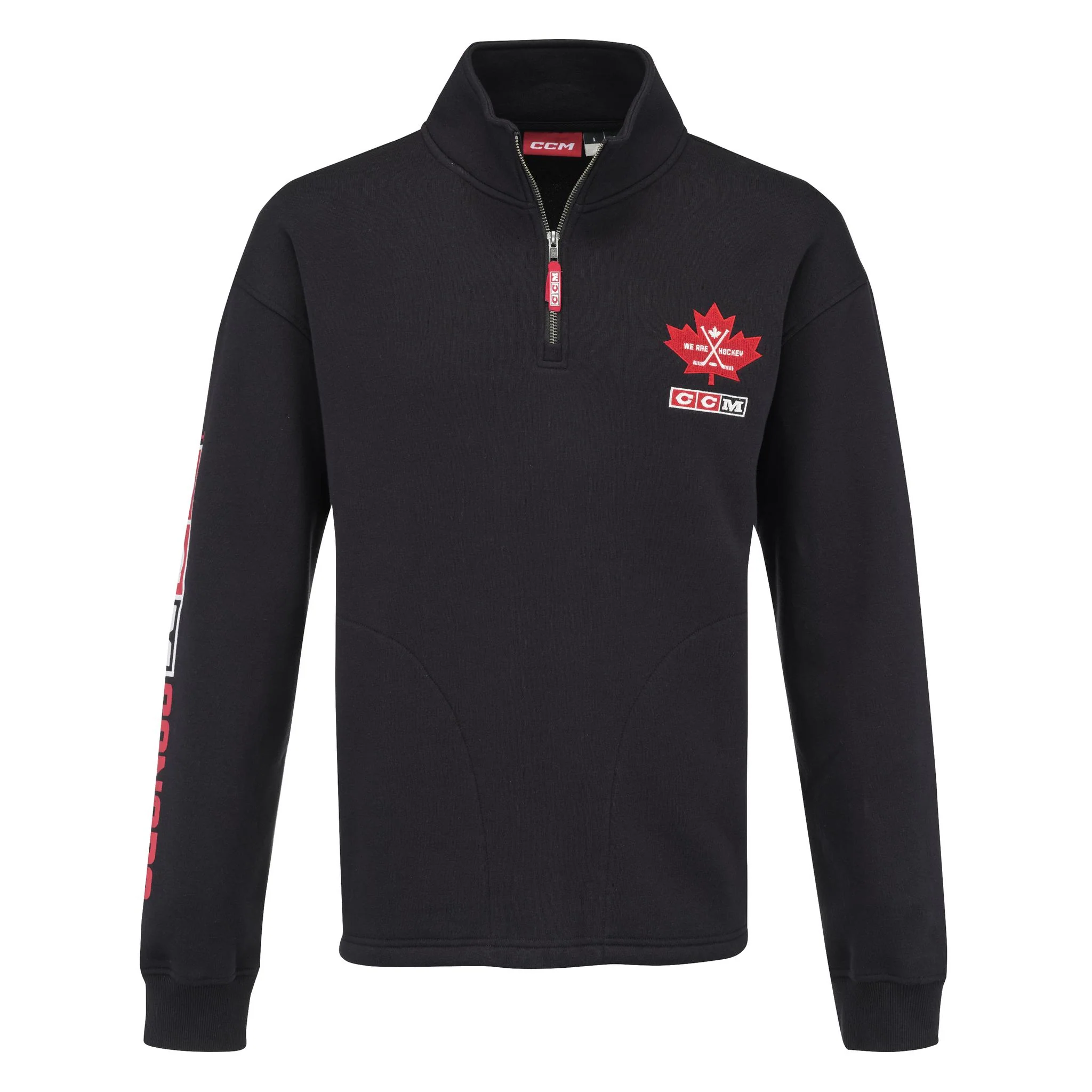 CCM Canada Quarter Zip Adult Sweater