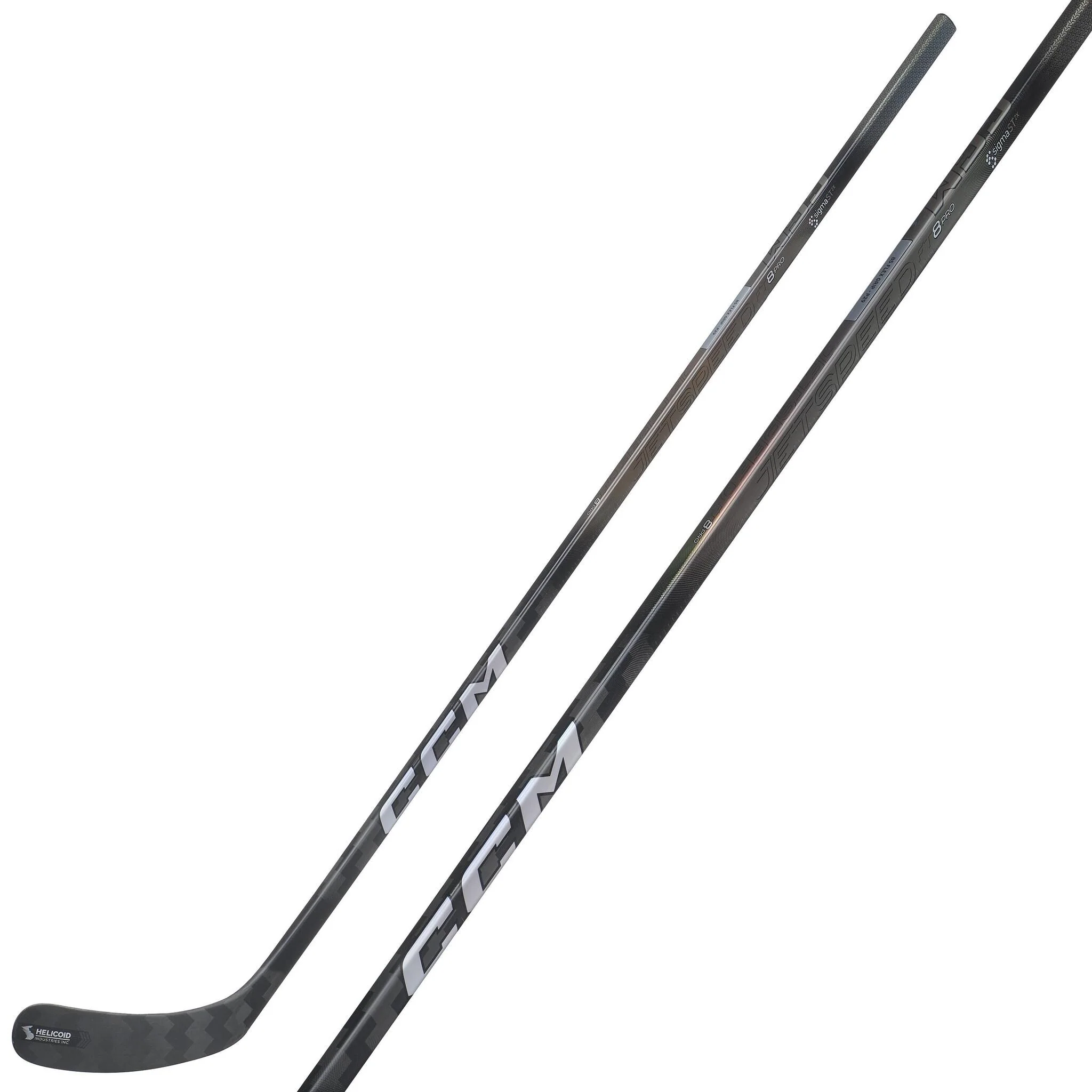 CCM JetSpeed FT8 Pro Charcoal Intermediate Hockey Stick (2025) - Image 9