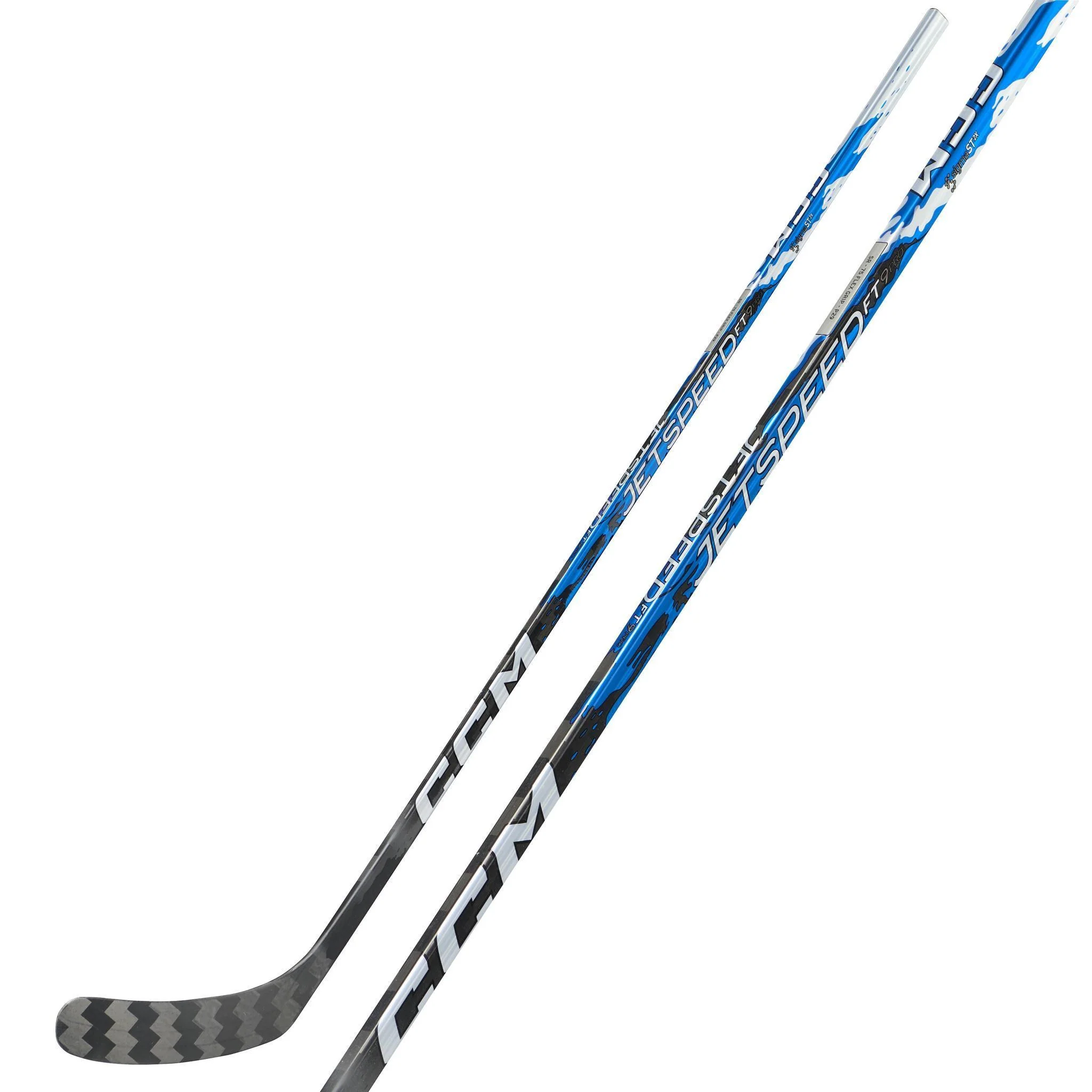 CCM JetSpeed FT9 Pro Blue Junior Hockey Stick (2026) - Image 9
