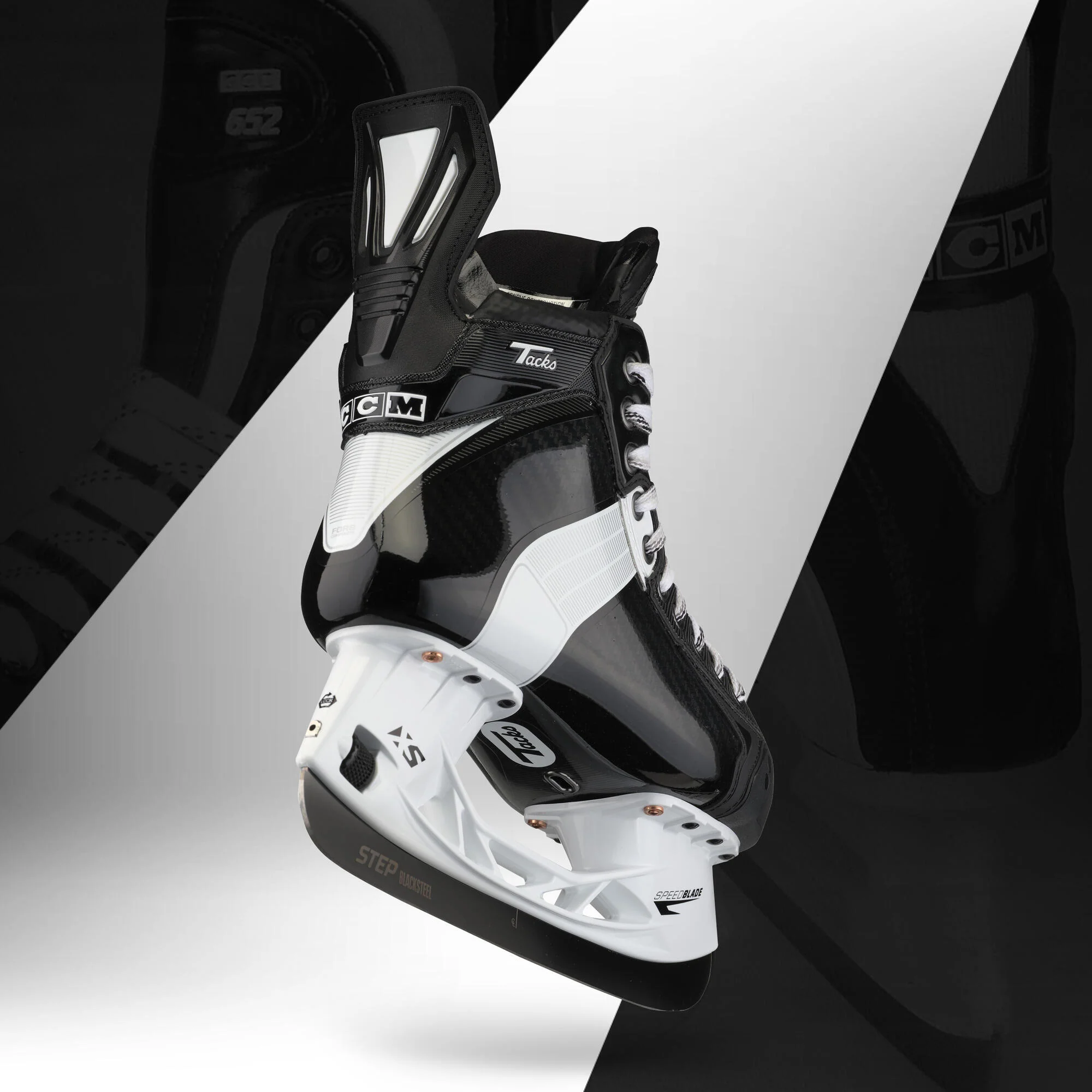 CCM Tacks 652 Pro Senior Hockey Skates - Image 8