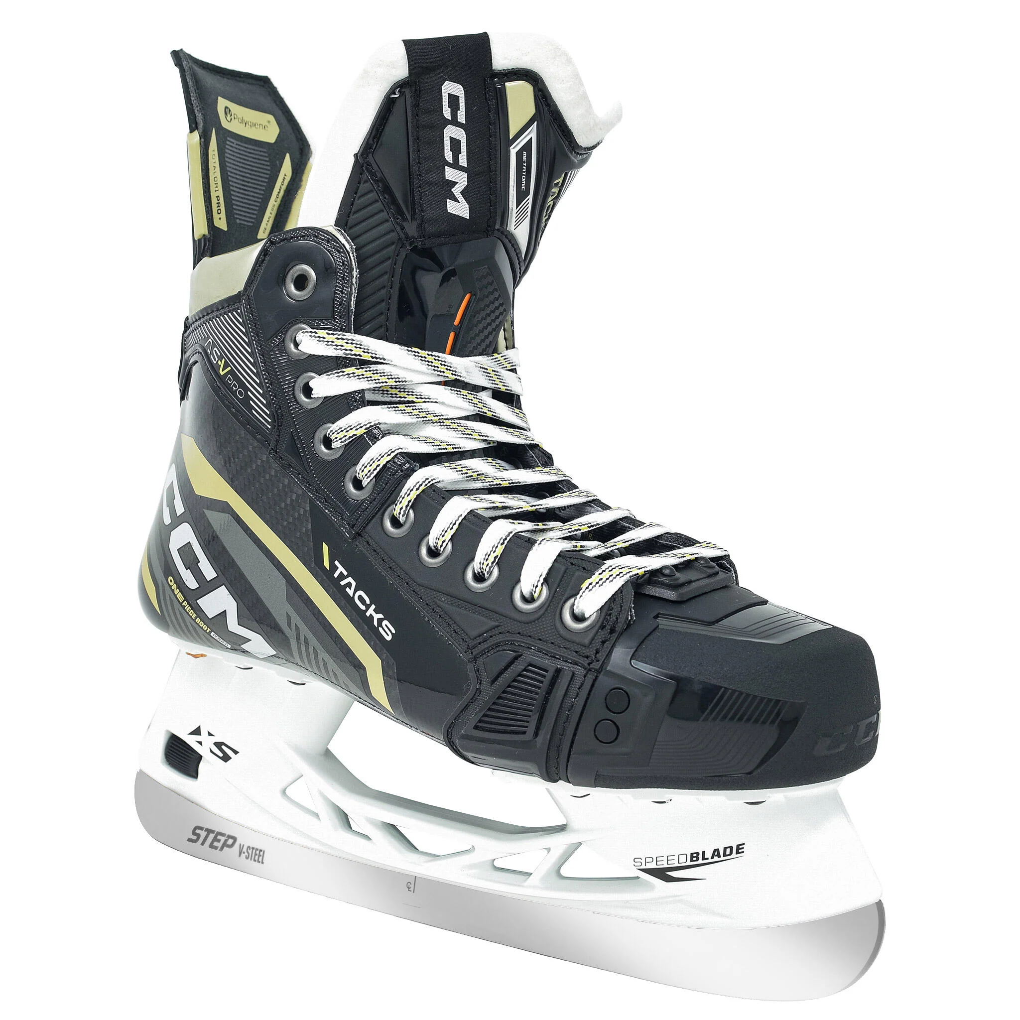 CCM Tacks AS-V Pro Intermediate Hockey Skates (2022) with Step V-Steel - Image 2