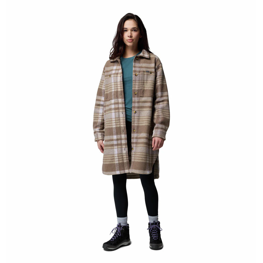 Columbia Wildest Venture Women's Long Fleece Coat - Image 4