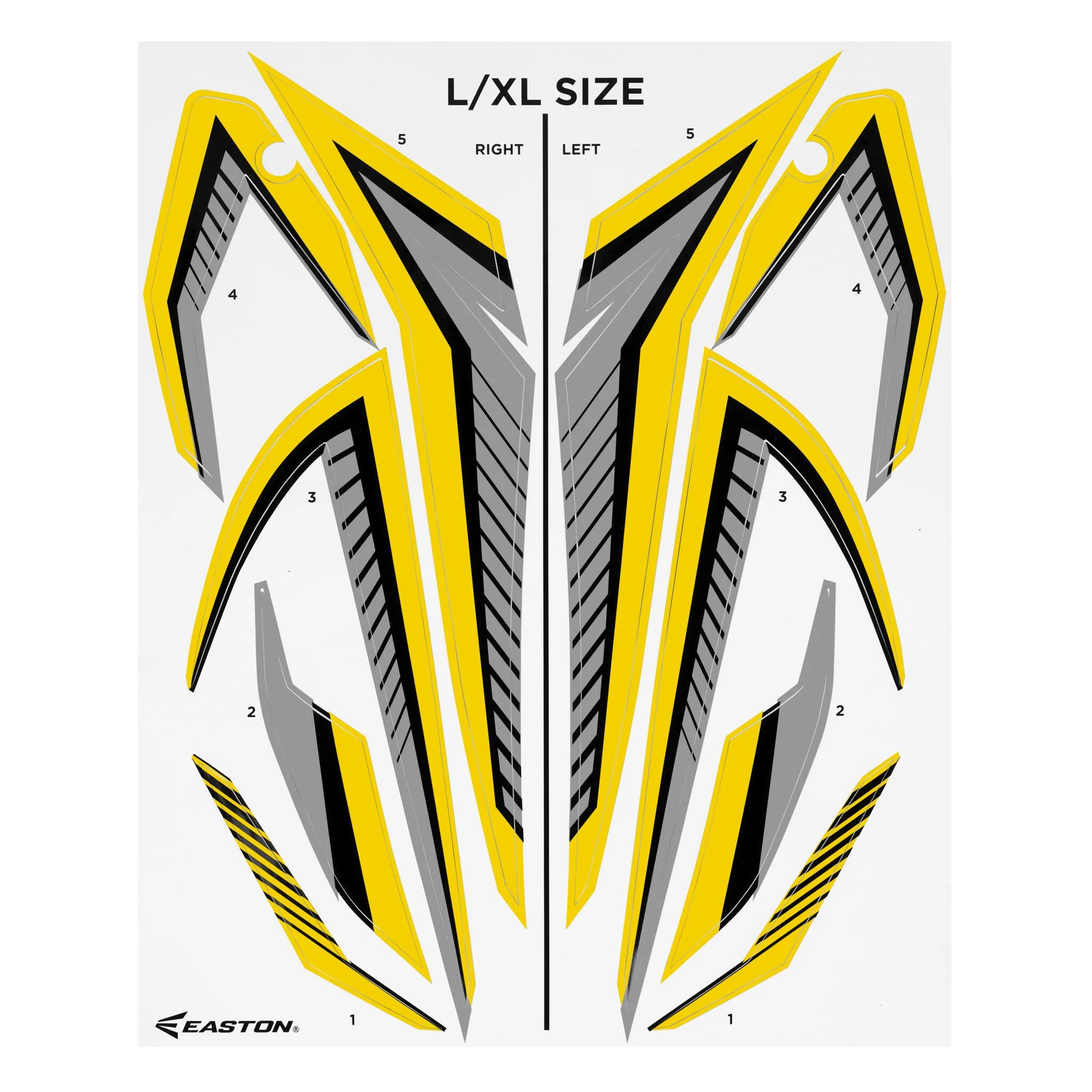 Easton Hellcat Softball Helmet Decal Kits - Image 2