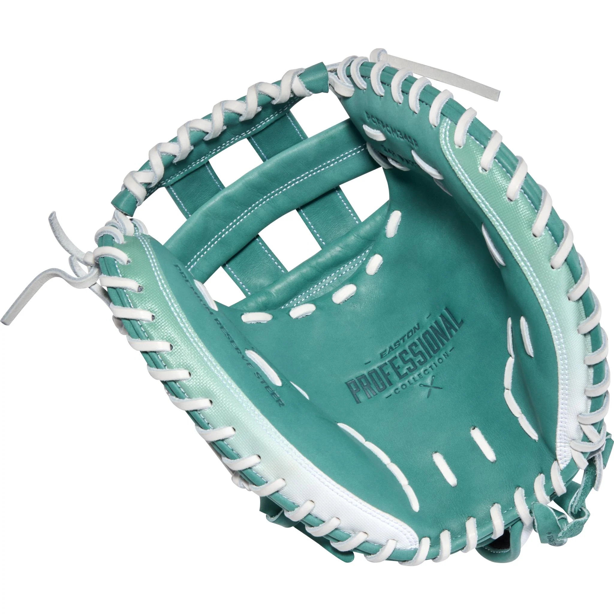 Easton Pro Collection ColourSplash 3.0 34" Catcher's Mitt - Columbia Blue/White - Right Hand Throw (2026) - Image 2