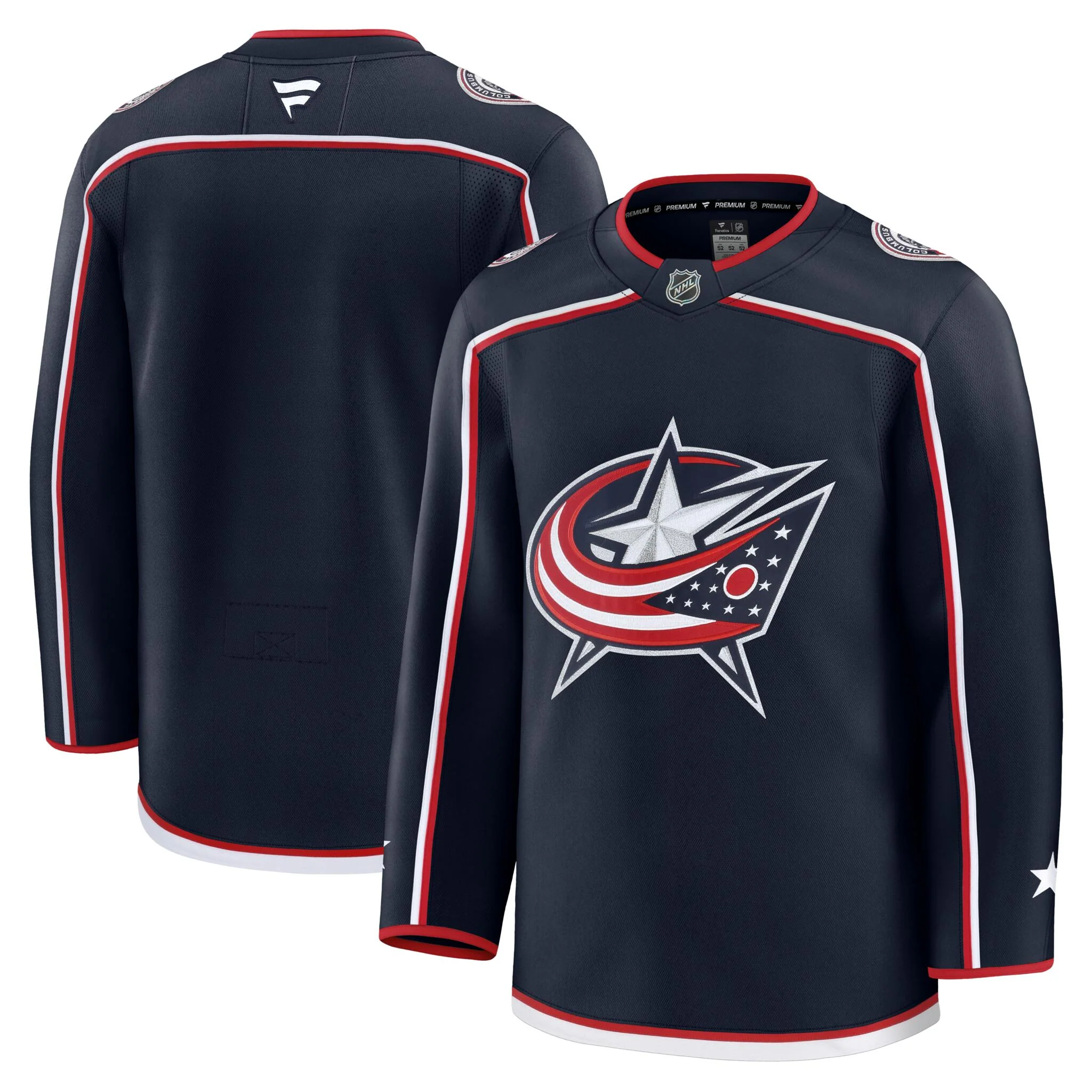 Fanatics Premium Home Hockey Jersey - Columbus Blue Jackets - Image 3