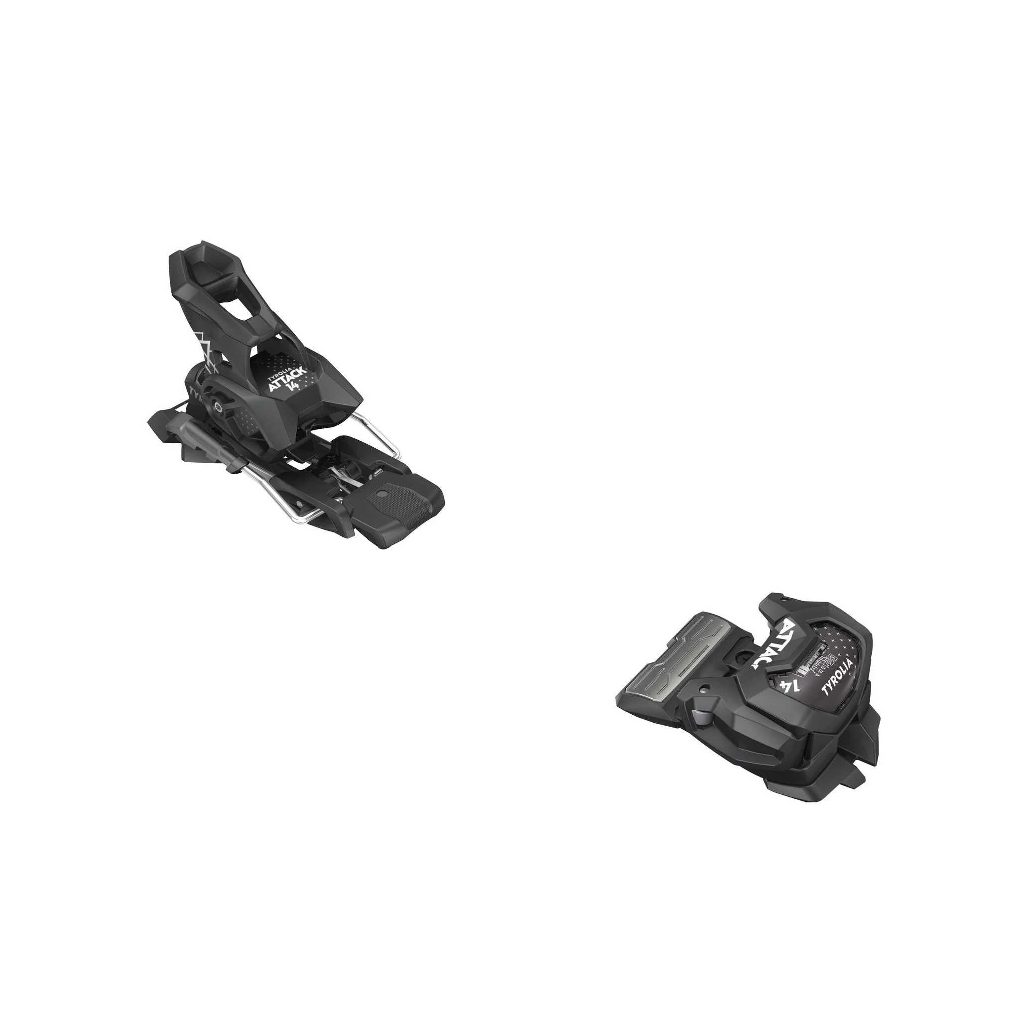 Head Attack 14 GW WO Brake 95 [A] Alpine Ski Bindings - Solid Black