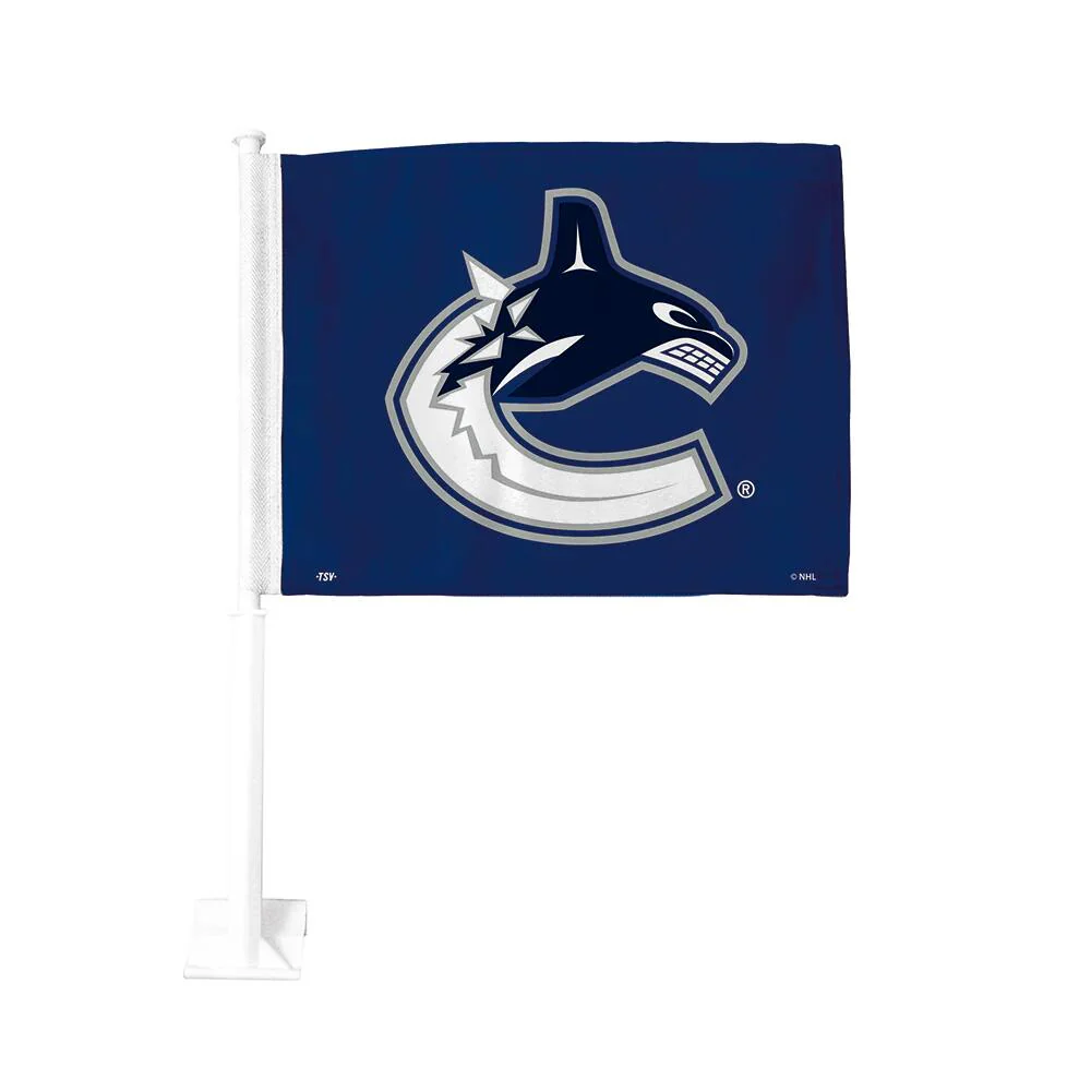 Inglasco NHL Double-Sided Car Flag - Vancouver Canucks