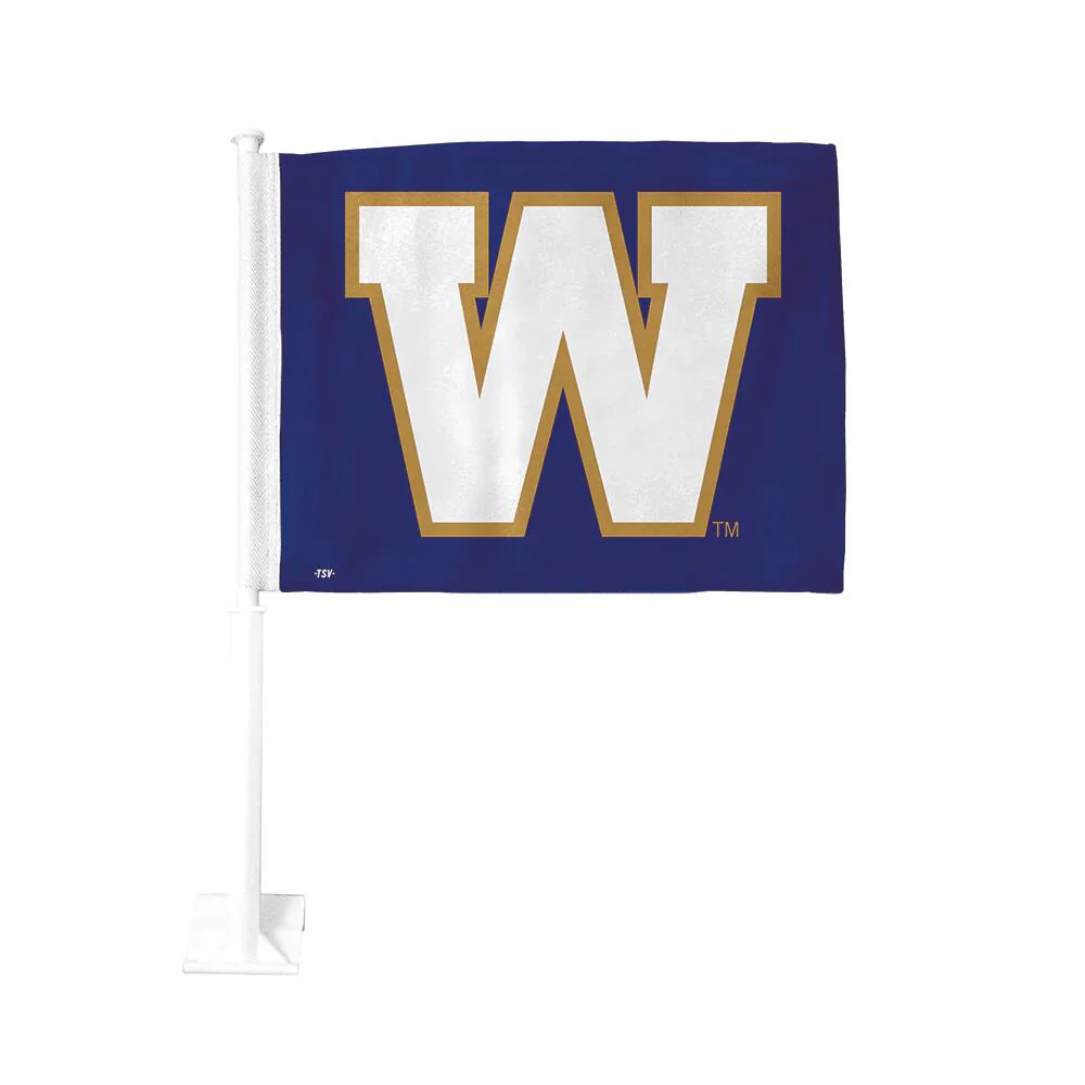 Inglasco CFL Double-Sided Car Flag - Winnipeg Blue Bombers