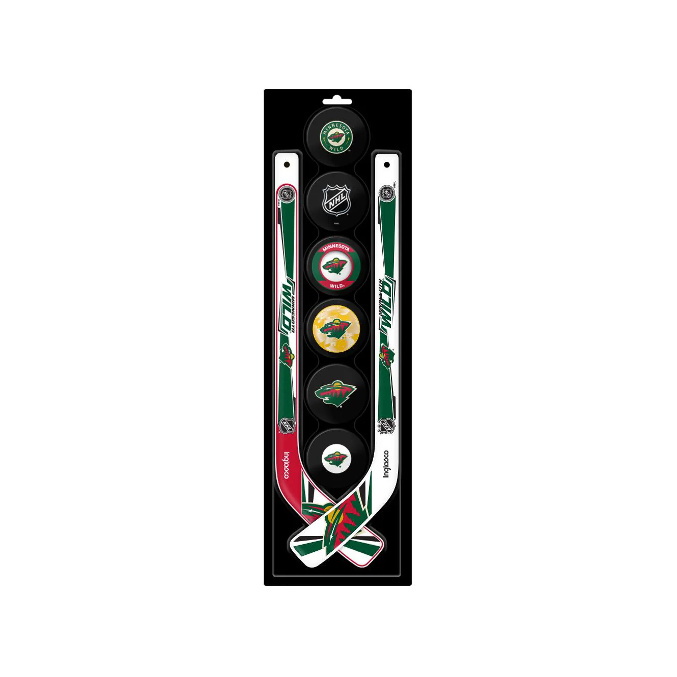 Inglasco NHL FaceOff 8-Pack Action Set - Minnesota Wild