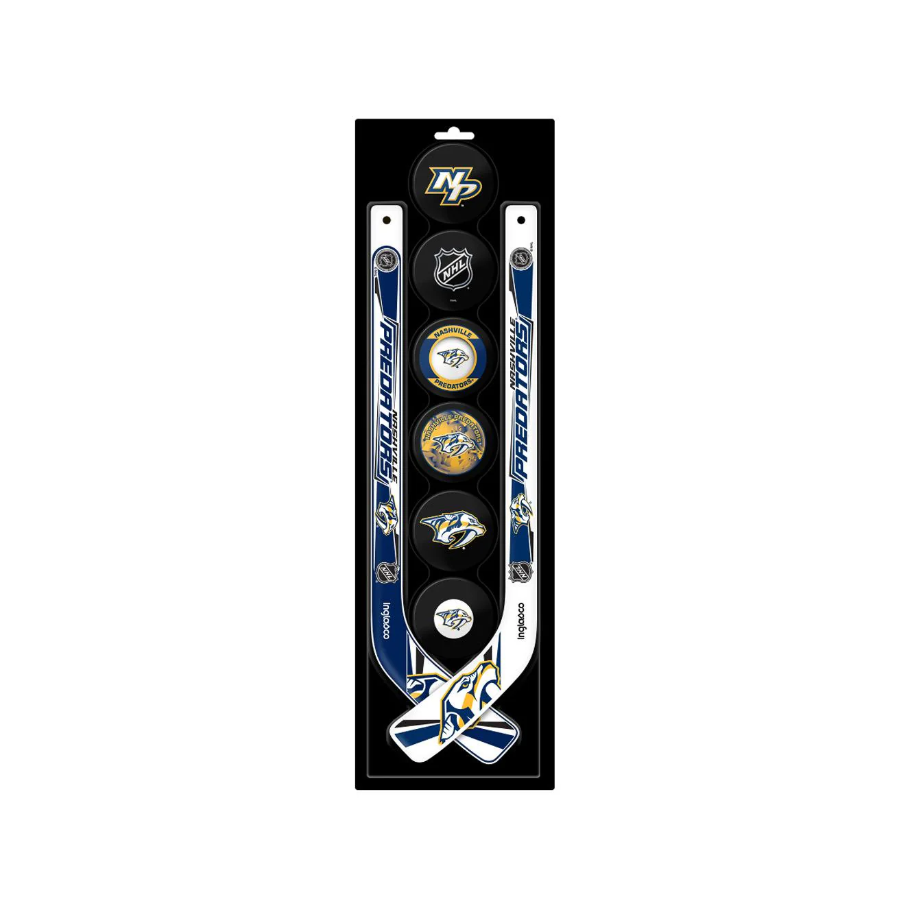 Inglasco NHL FaceOff 8-Pack Action Set - Nashville Predators