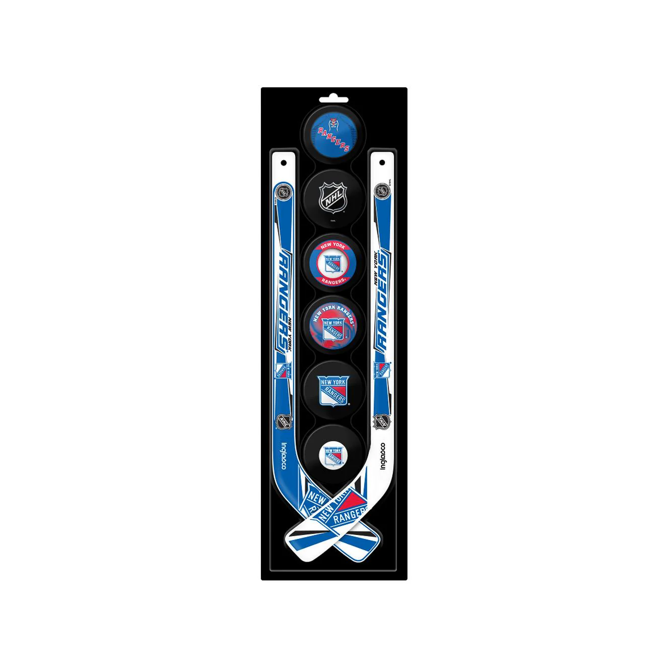Inglasco NHL FaceOff 8-Pack Action Set - New York Rangers