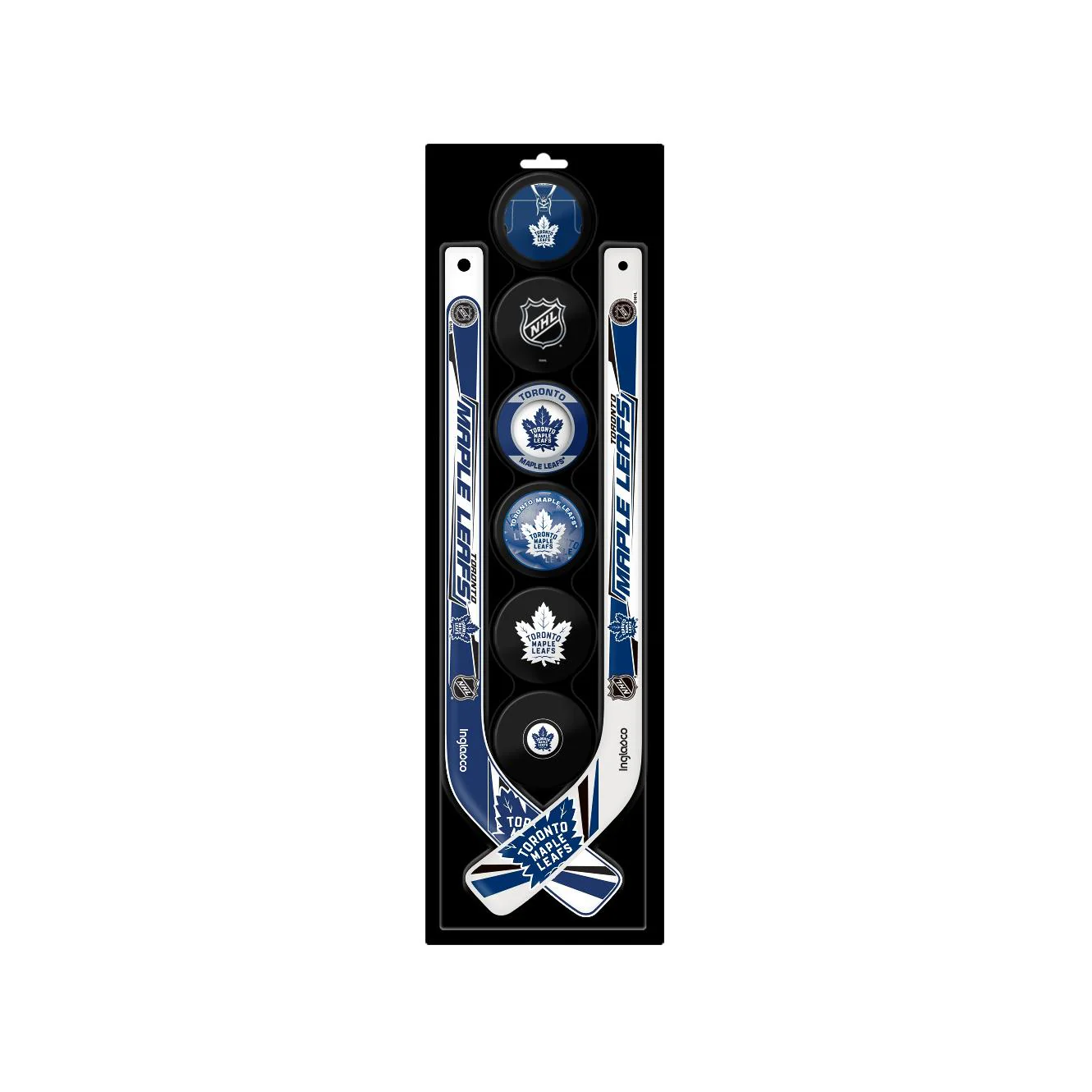 Inglasco NHL FaceOff 8-Pack Action Set - Toronto Maple Leafs