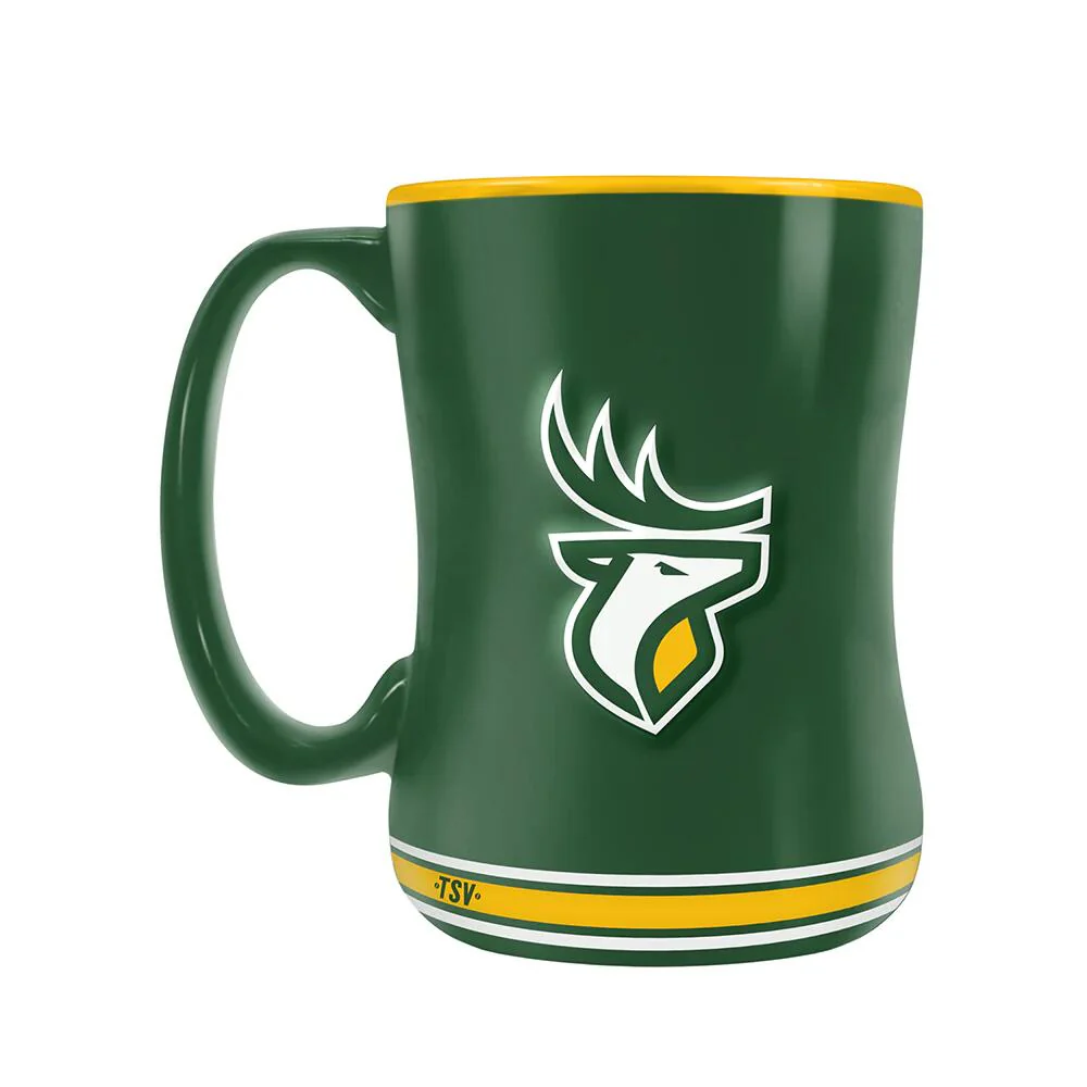 Inglasco Team Crest (14 oz) Sculpted Mug - Edmonton Elks