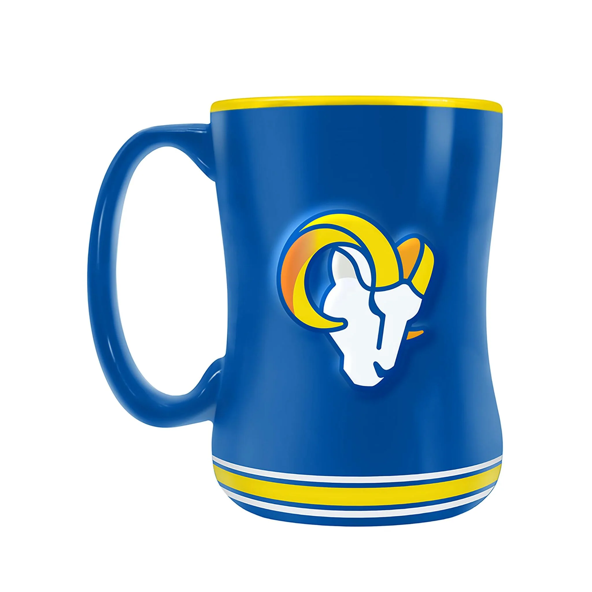 Inglasco Team Crest (14 oz) Sculpted Mug - LA Rams