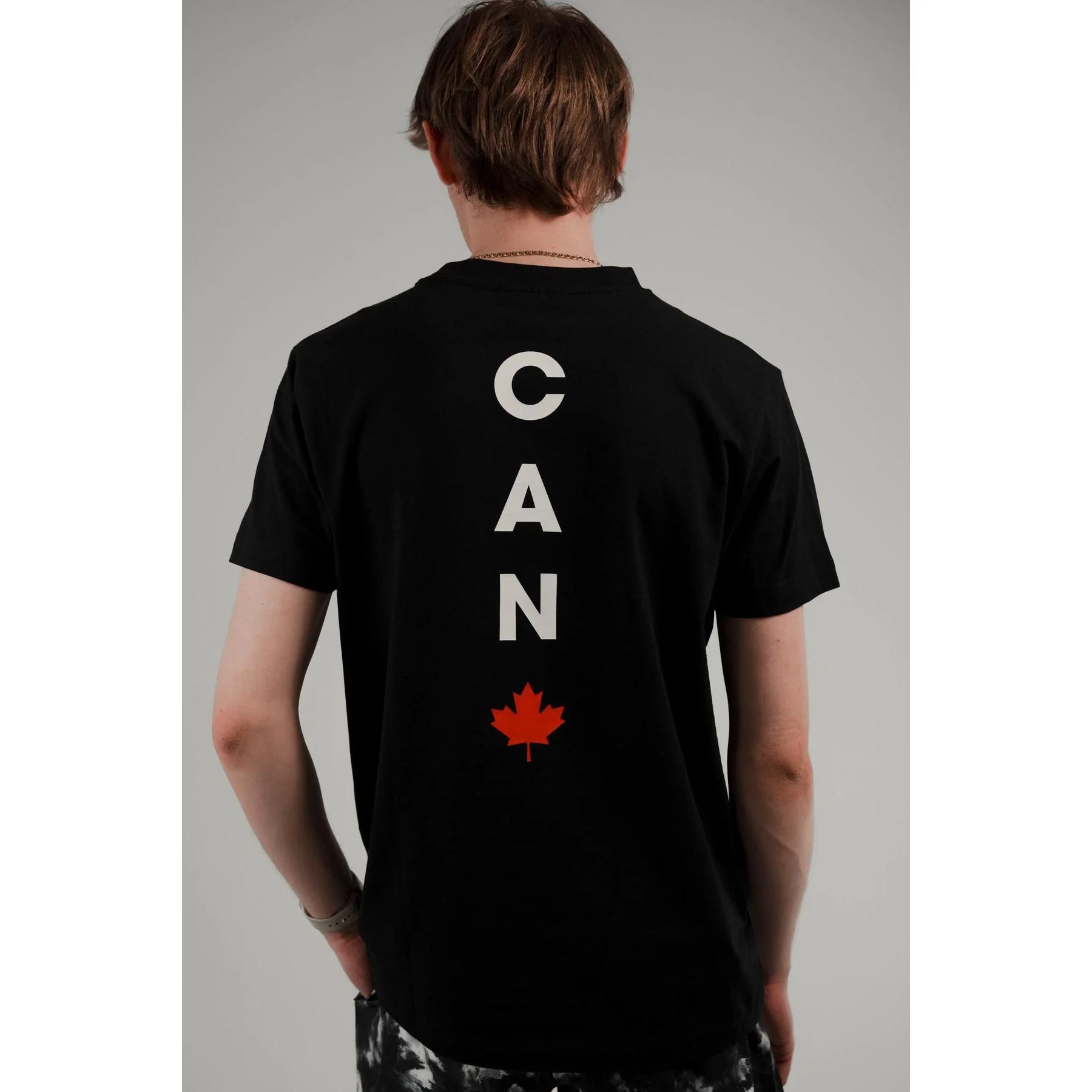 Jumplete Courtside Luxe Performance Fit Tee - Can Black - Image 3